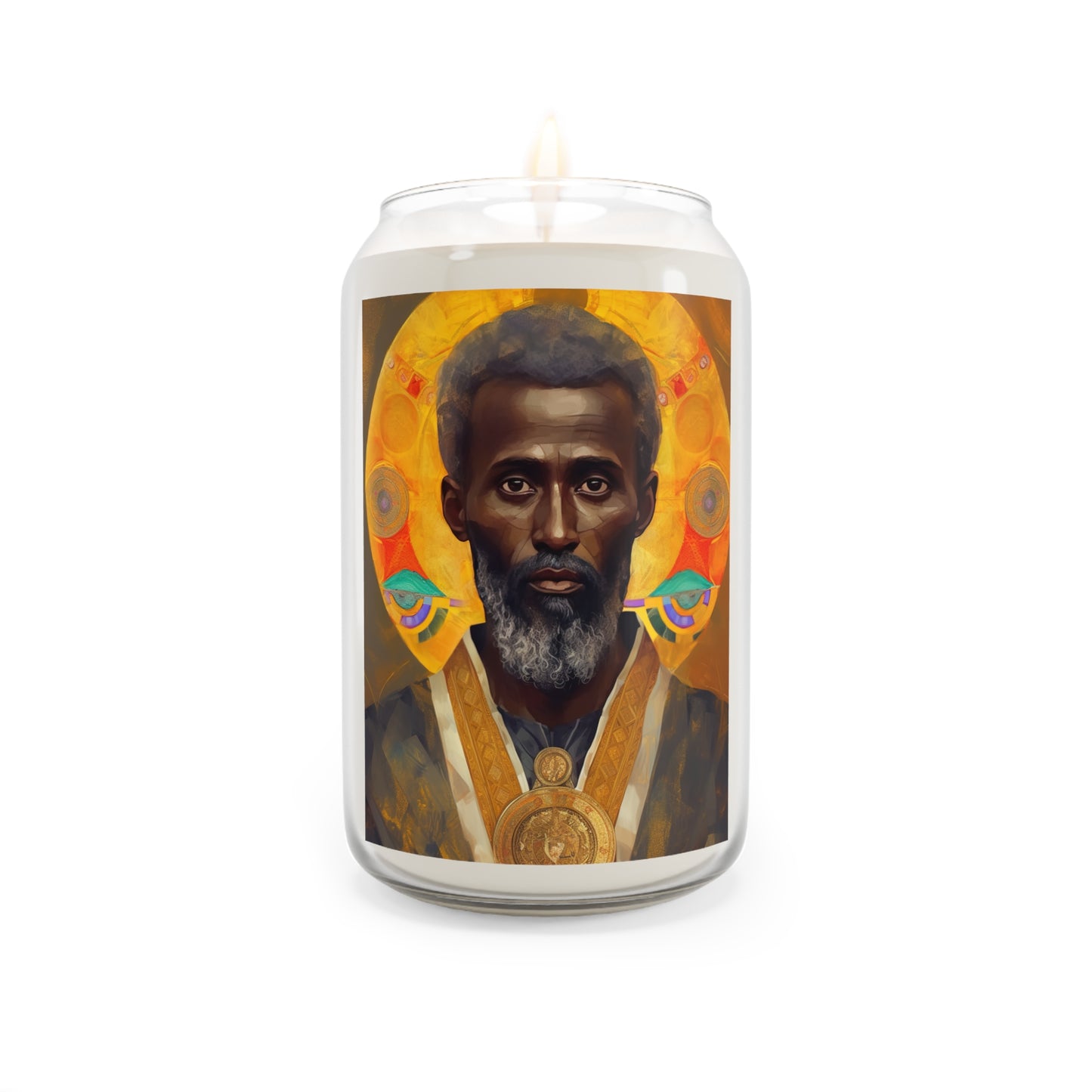Saint Frumentius - Scented Prayer Candle, 13.75oz - Tall Size - Religious Prayer Candle - Catholic Art