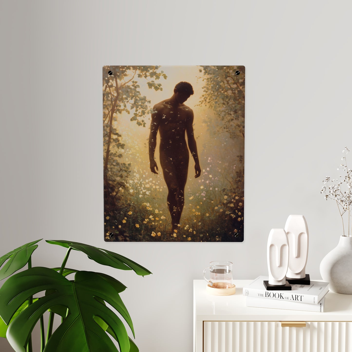 Saint Adam Wall Art Panel - Ready to Hang Acrylic Print - Catholic Saint Art - Patron Saint Print - No Frame needed