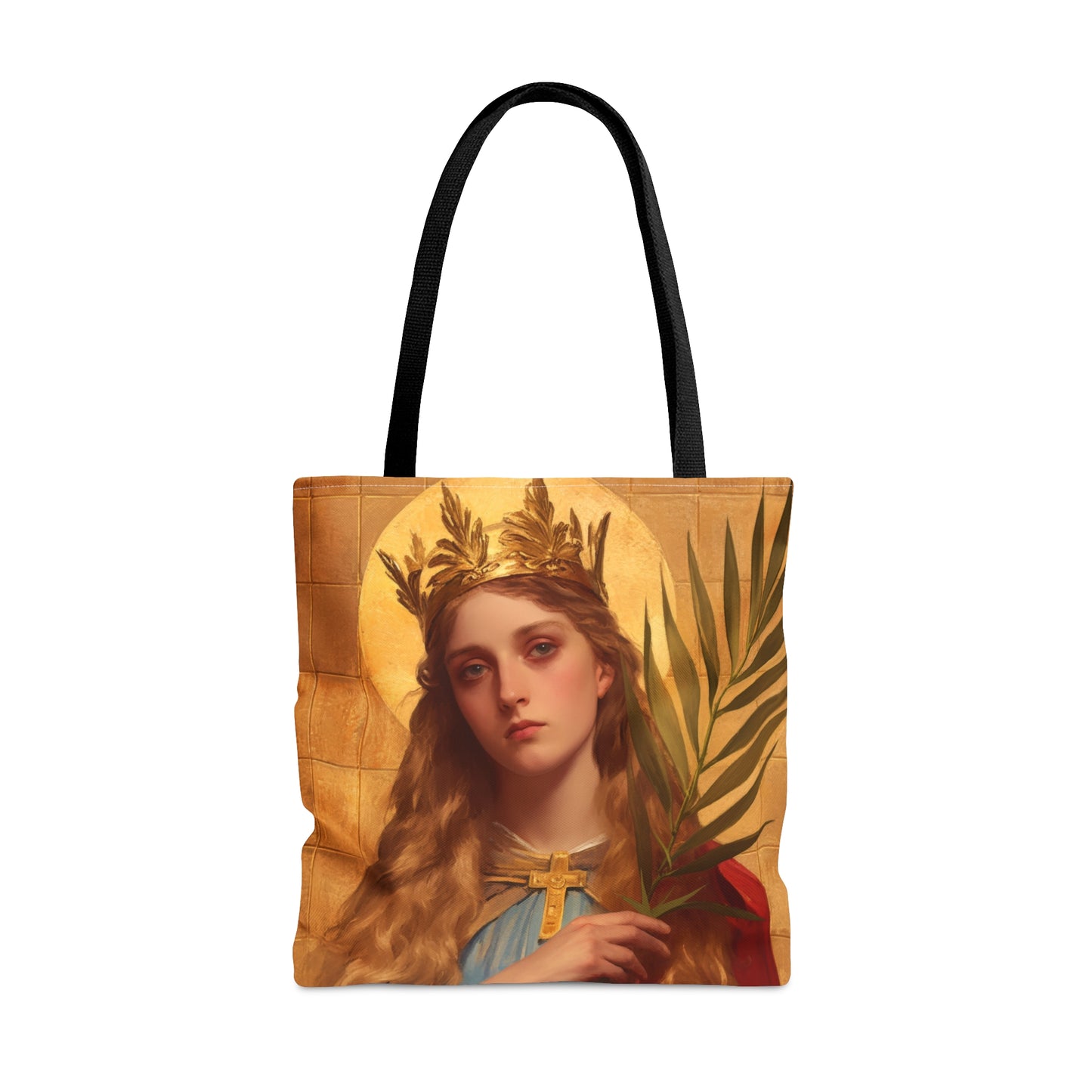 Saint Agrippina - Tote Bag - Large Medium Small Faith Art Bag - Catholic Faith Purse