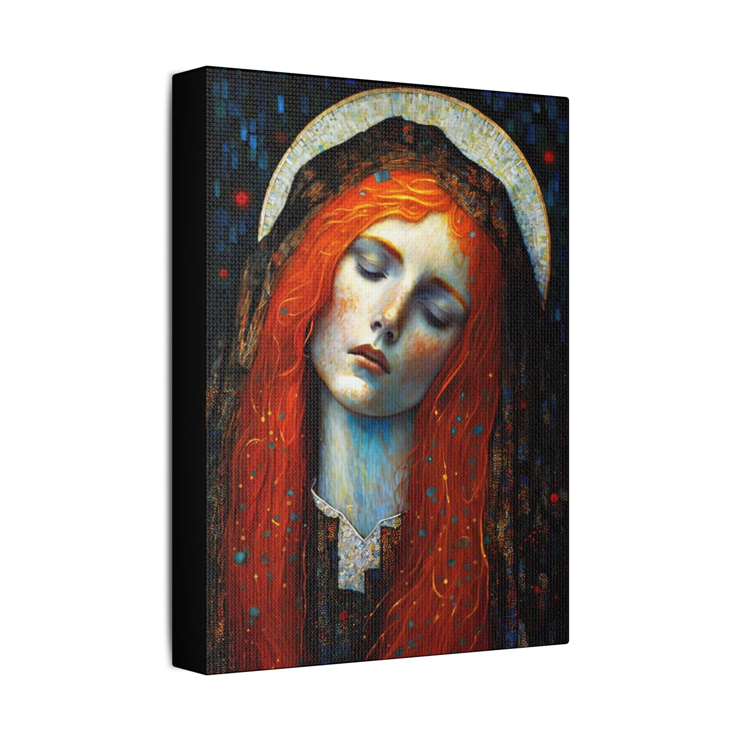 Embracing Grace - Saint Mary Magdalene Canvas Print - Multiple Sizes - Catholic Home art - Museum Wrapped Canvas - Sanctified Souls Print