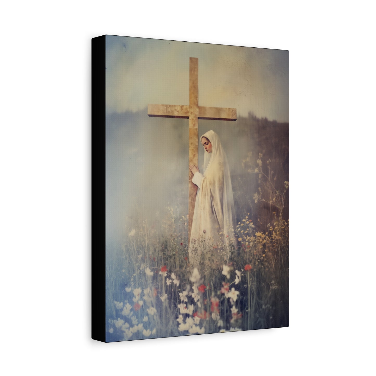 The Feast of the Exaltation of the Holy Cross - Multiple Sizes - Catholic Home art - Museum Wrapped Canvas - Sanctified Souls Print