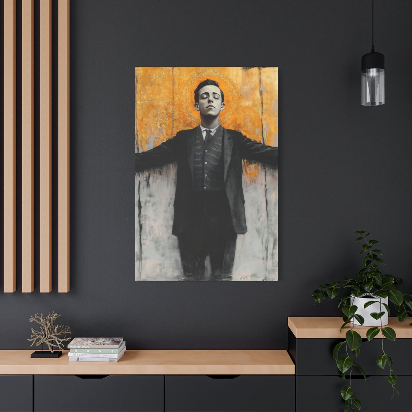 Blessed Miguel Pro- Gallery Wrapped Canvas - Print - Religious Art for your Home - Catholic Saint Art Print - Home Decor - Catholic Art