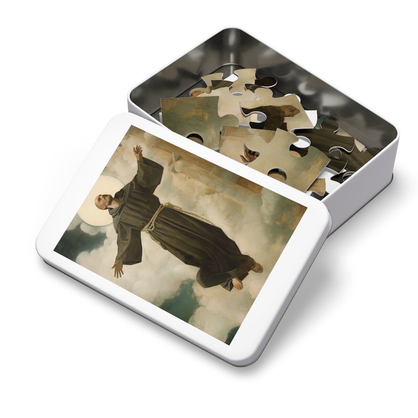 Saint Joseph of Cupertino - Puzzle and Keepsake Tin - Religious Jigsaw Puzzle (30, 110, 252, 500,1000-Piece) - Religious Puzzle