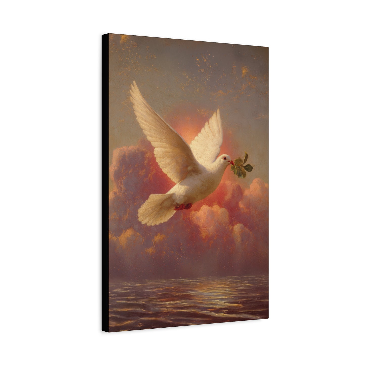 The Spirit Who Restored the Horizon - Holy Spirit - The Dove- Gallery Wrapped Canvas - Print - Religious Art for your Home - Catholic