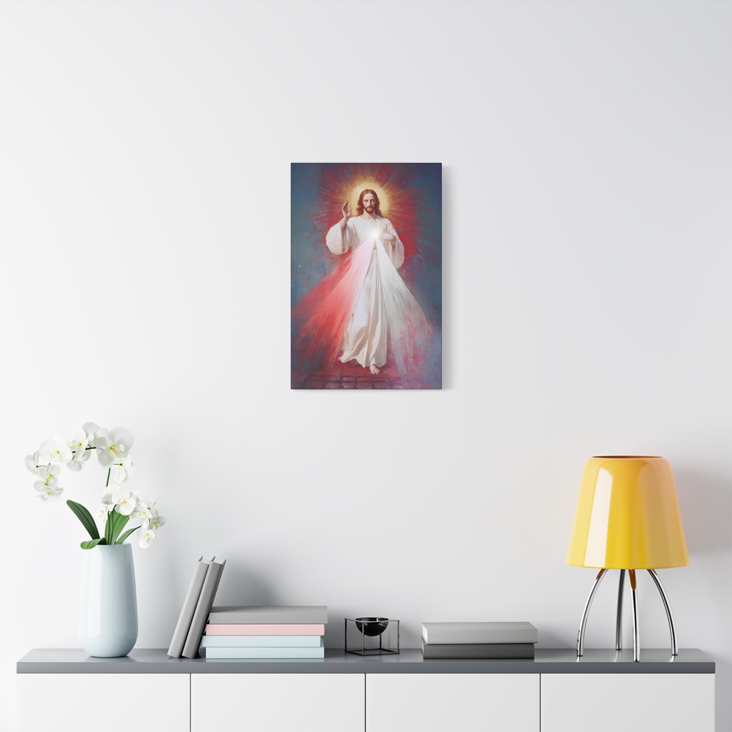 The Divine Mercy - Our Lord Jesus Christ - Gallery Wrapped Canvas - Print - Religious Art for your Home - Catholic