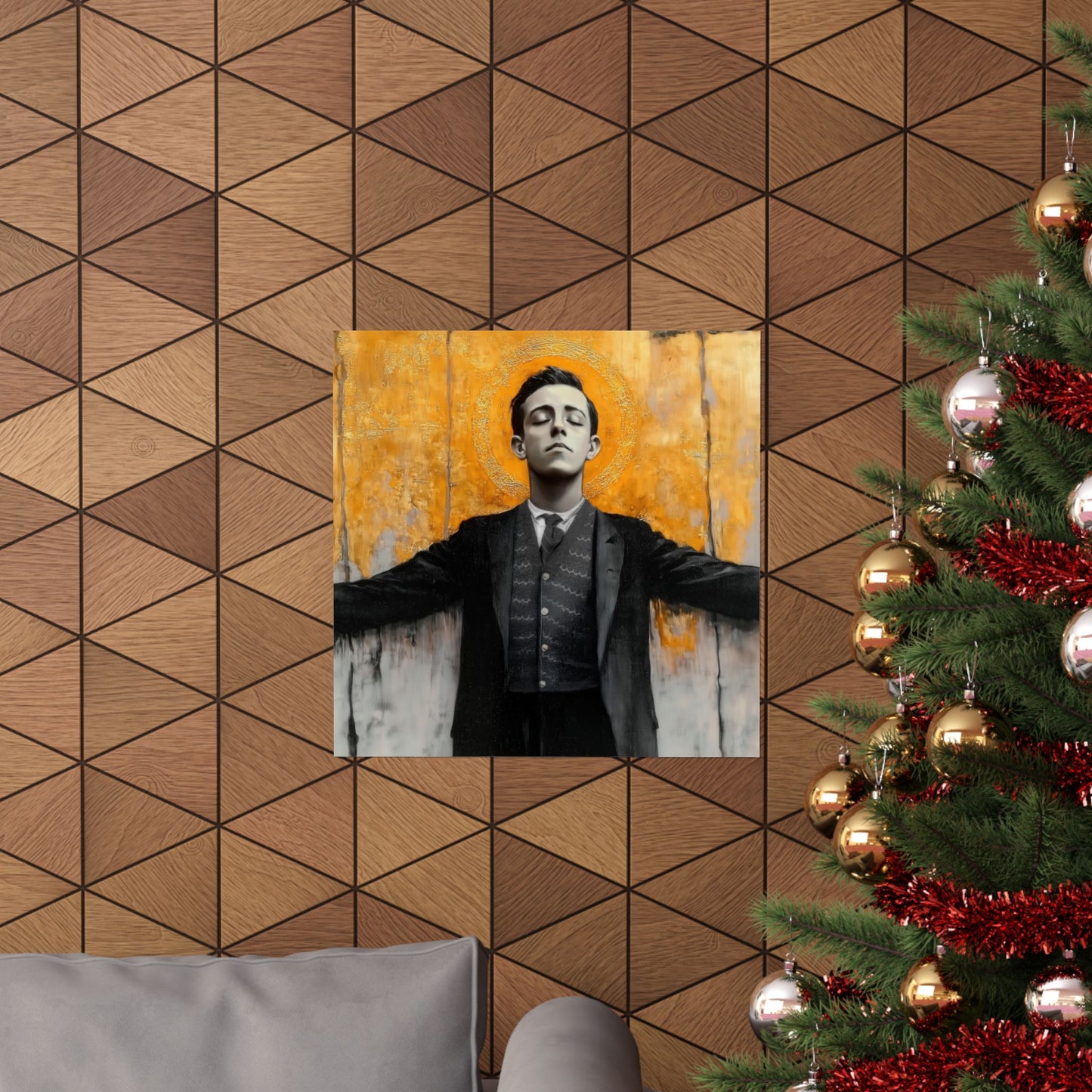 Blessed Miguel Pro - Sanctified Souls Print - Multiple Sizes - Premium Matte Vertical Posters - Catholic Saint art - Prayer Room Print