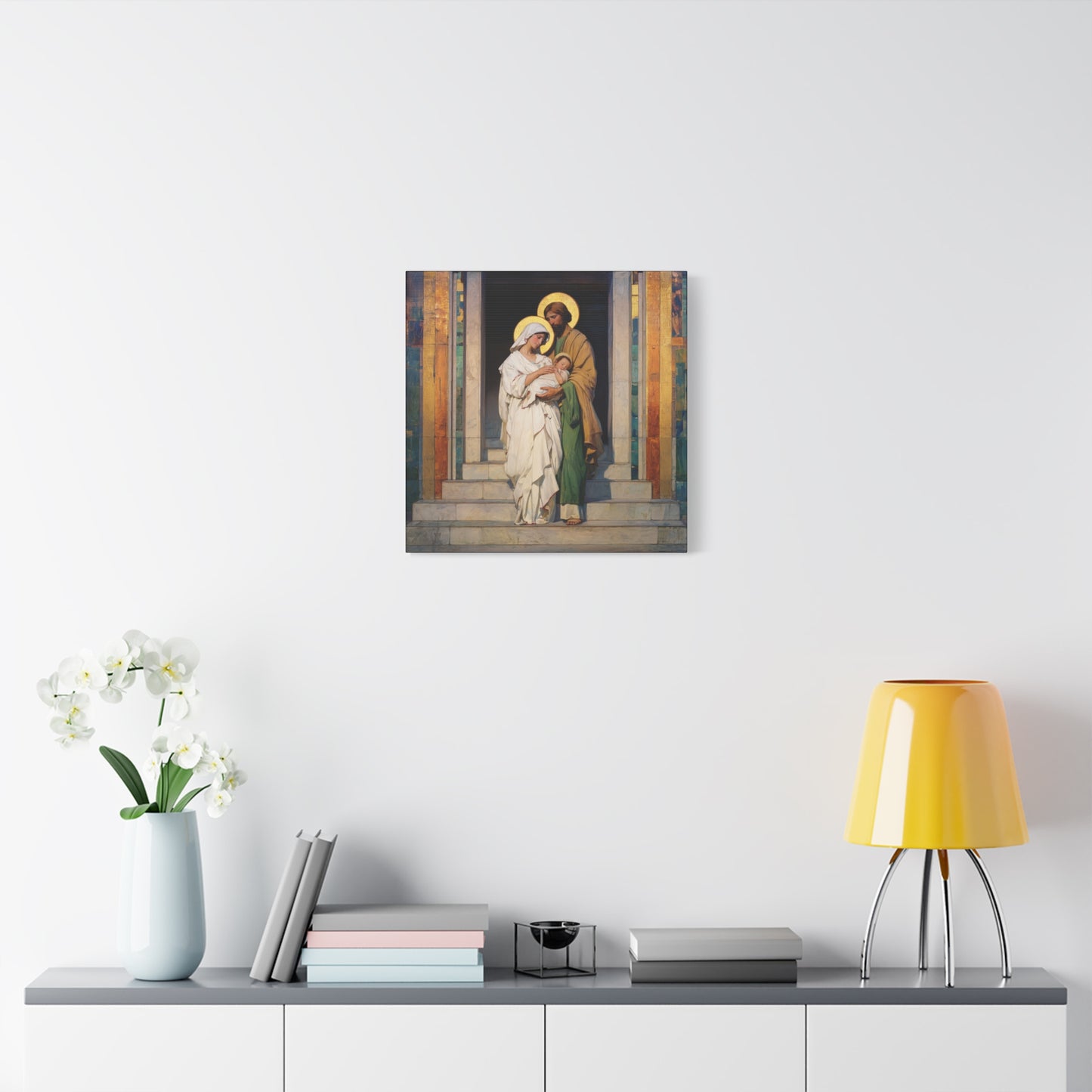 The Feast of the Presentation of the Lord - Holy Family - Gallery Wrapped Canvas - Print - Religious Art for your Home - Catholic art print - prayer room art