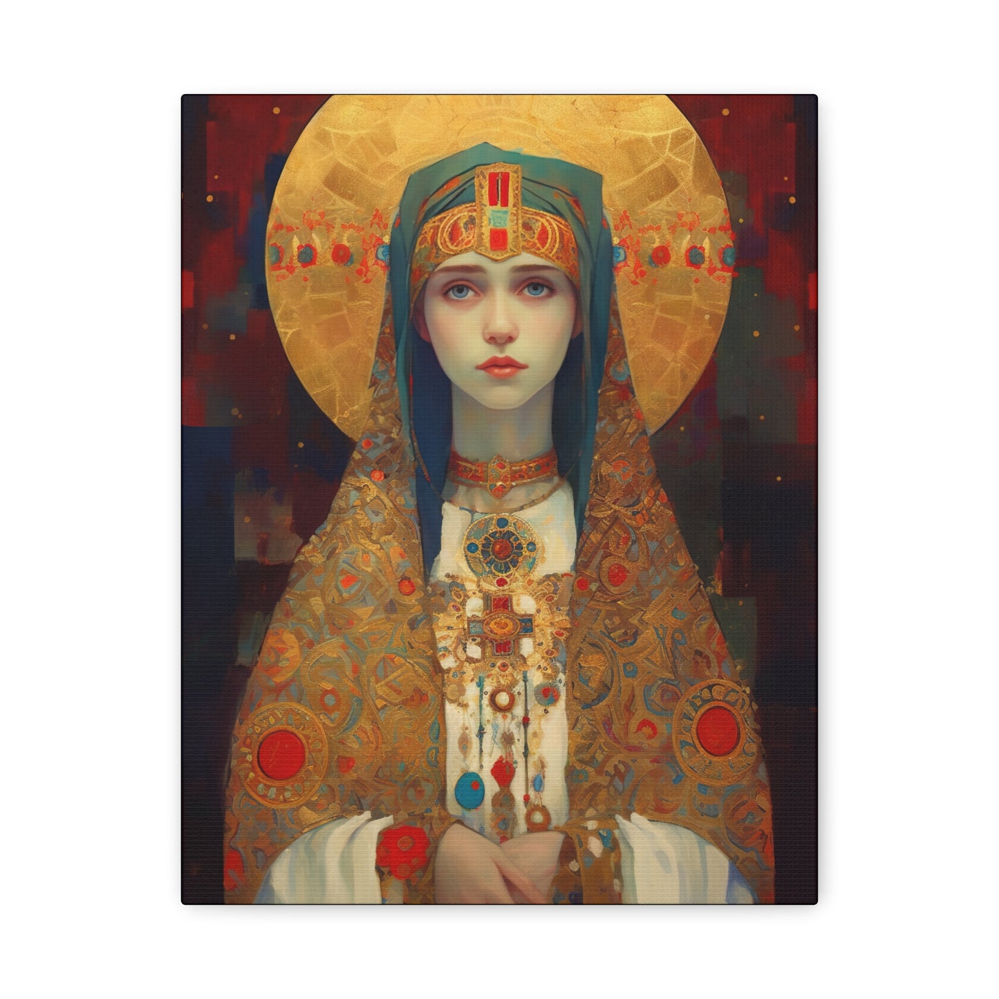 Saint Anastasia of Sirmium - Museum Wrapped Canvas - Sanctified Souls Print - Religious Art for your Home