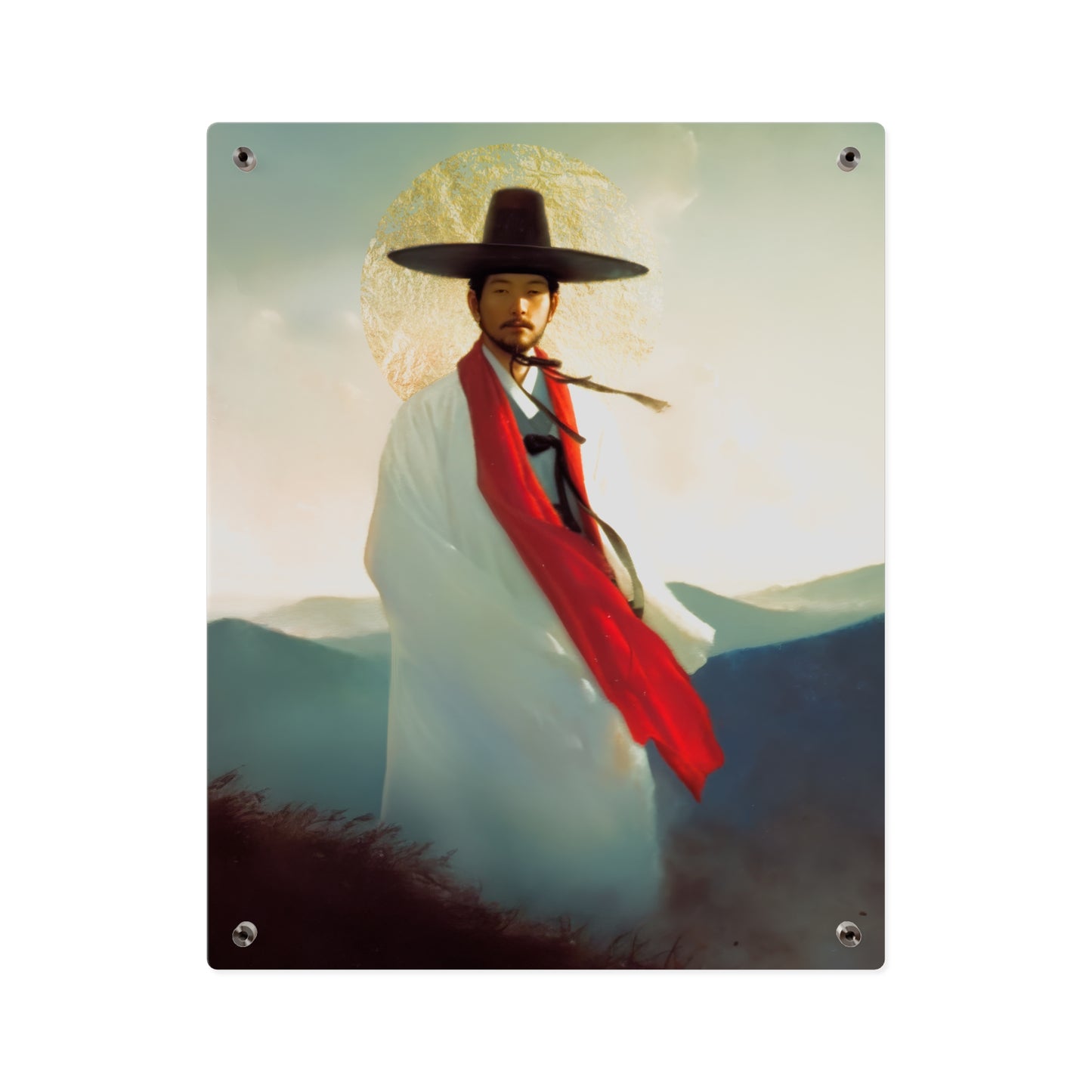 Saint Andrew Kim Taegon Wall Art Panel - Ready to Hang Acrylic Print - Catholic Saint Art - Patron Saint Print - Martyr of the Church Art