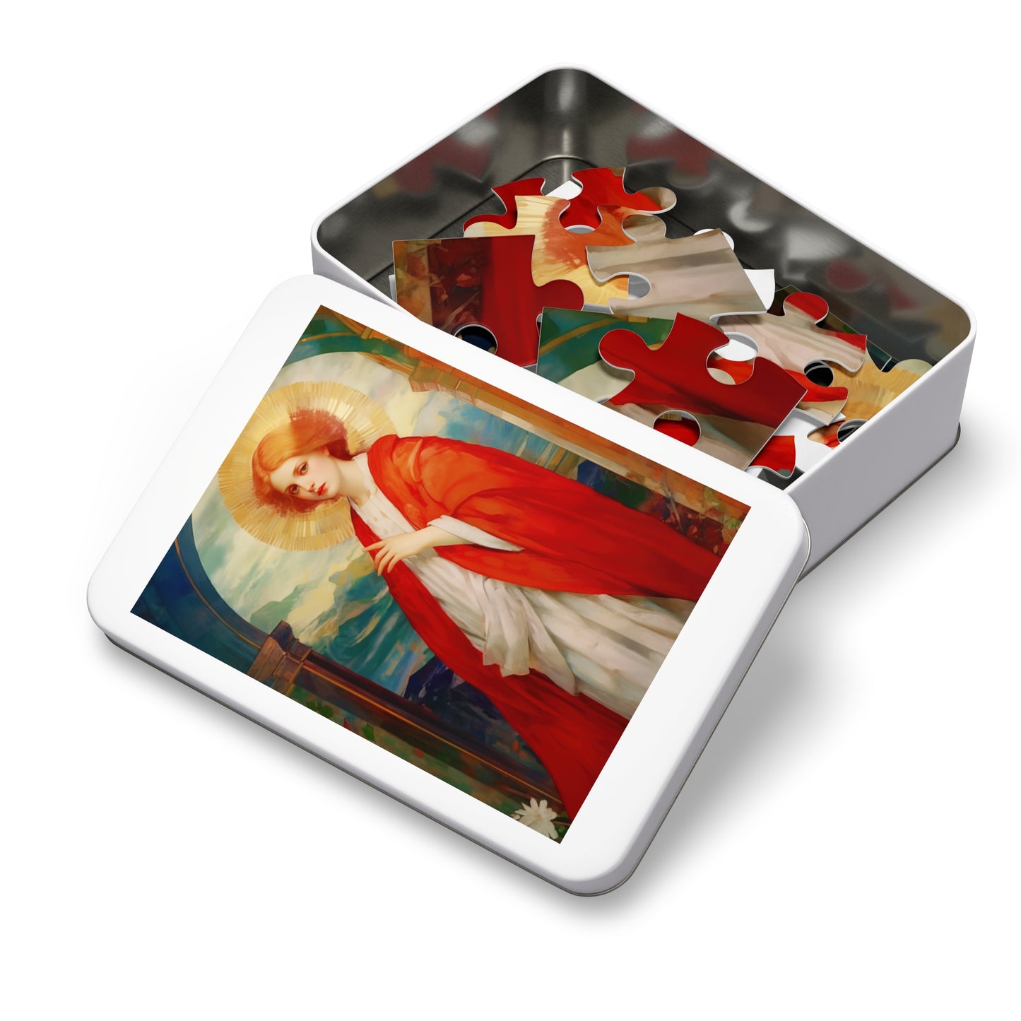 Saint Bibiana - Puzzle and Keepsake Tin - Jigsaw Puzzle (30, 110, 252, 500,1000-Piece) - Religious Puzzle