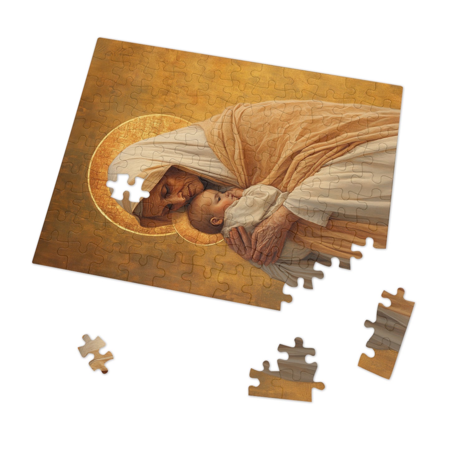 Saint Anna the Prophetess - Puzzle and Keepsake Tin - Religious (30, 110, 252, 500,1000) - Religious Puzzle - Gifts for Catholic Families