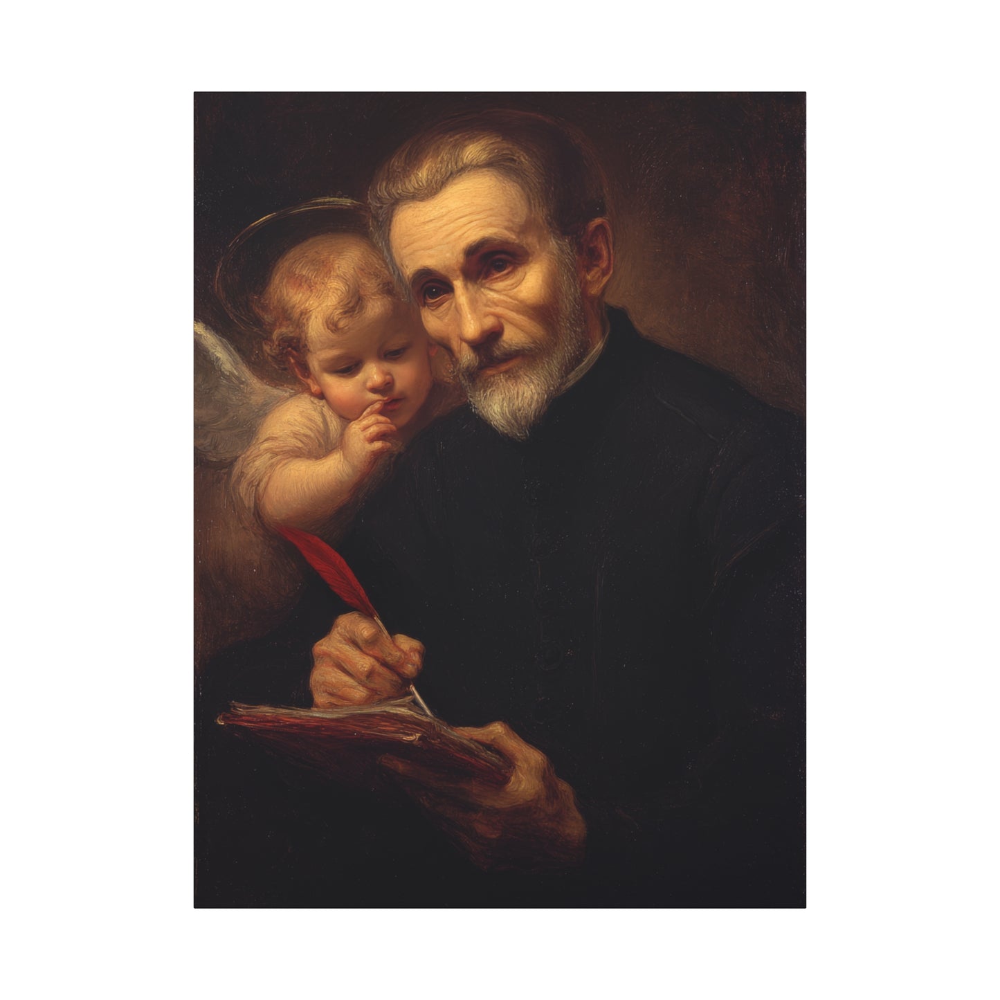 Saint Peter Canisius - Gallery Wrapped Canvas - Print - Religious Art for your Home - Catholic Art Print