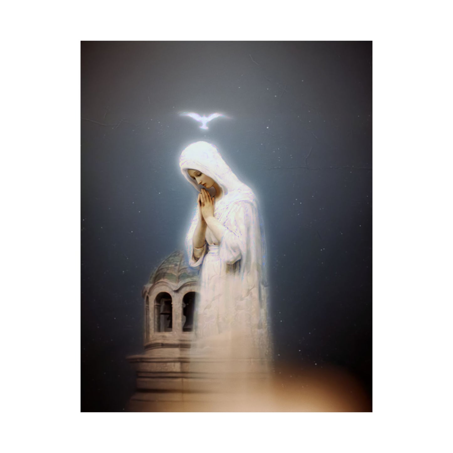 Our Lady of Zeitoun - Mother Mary Print - Marian Art - Sanctified Souls Print - Multiple Sizes - Premium Vertical Posters