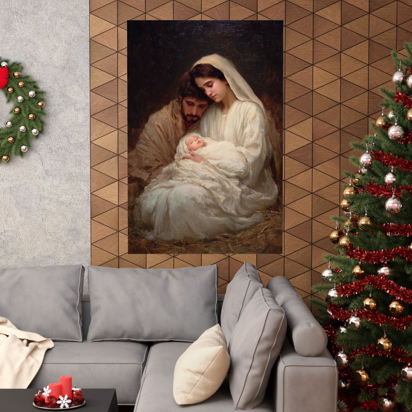 The Quiet Kingdom of the Holy Family - Sanctified Souls Print - Multiple Sizes - Premium Matte Vertical Posters