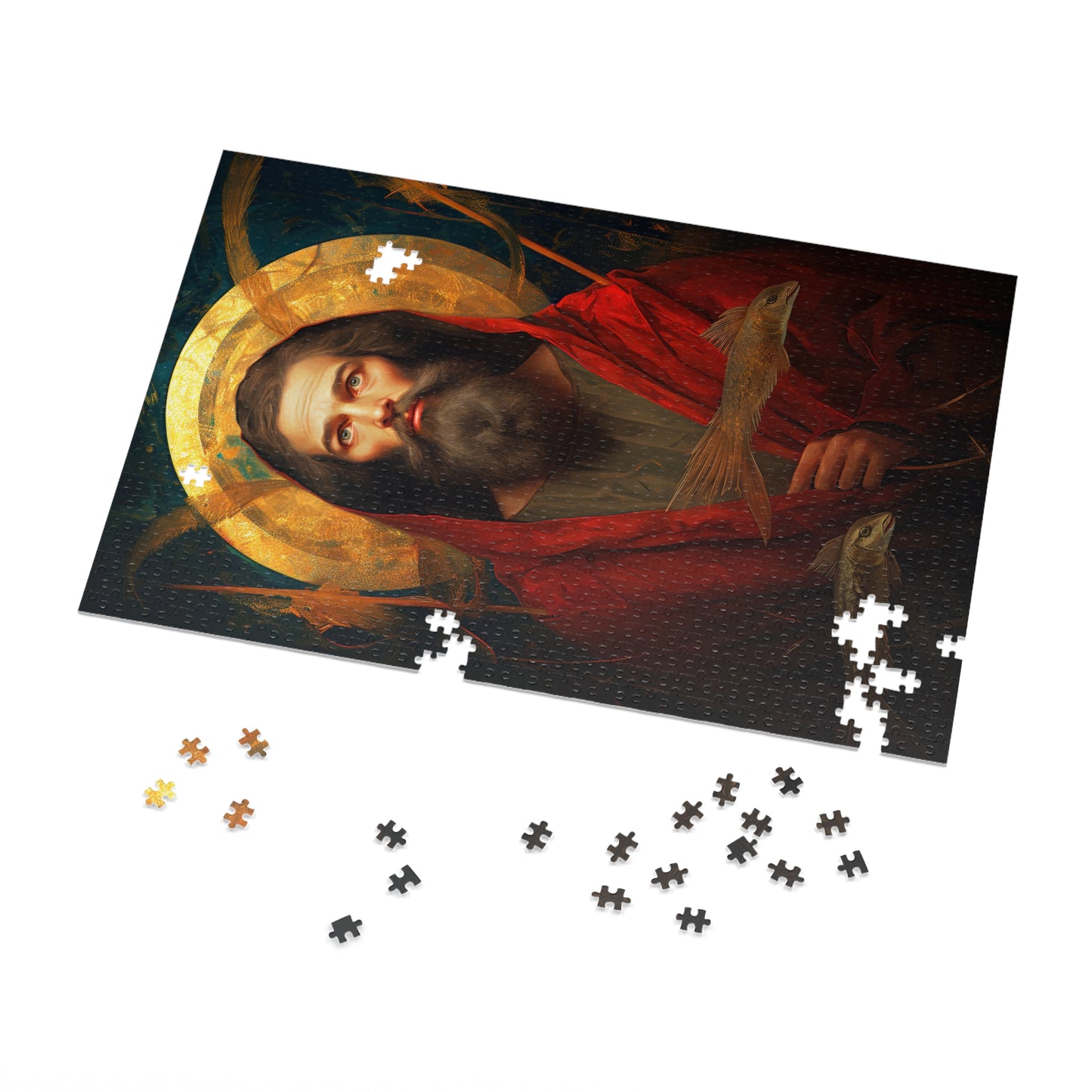 Saint Andrew - Puzzle and Keepsake Tin - Religious Jigsaw Puzzle (30, 110, 252, 500,1000-Piece) - Religious Puzzle