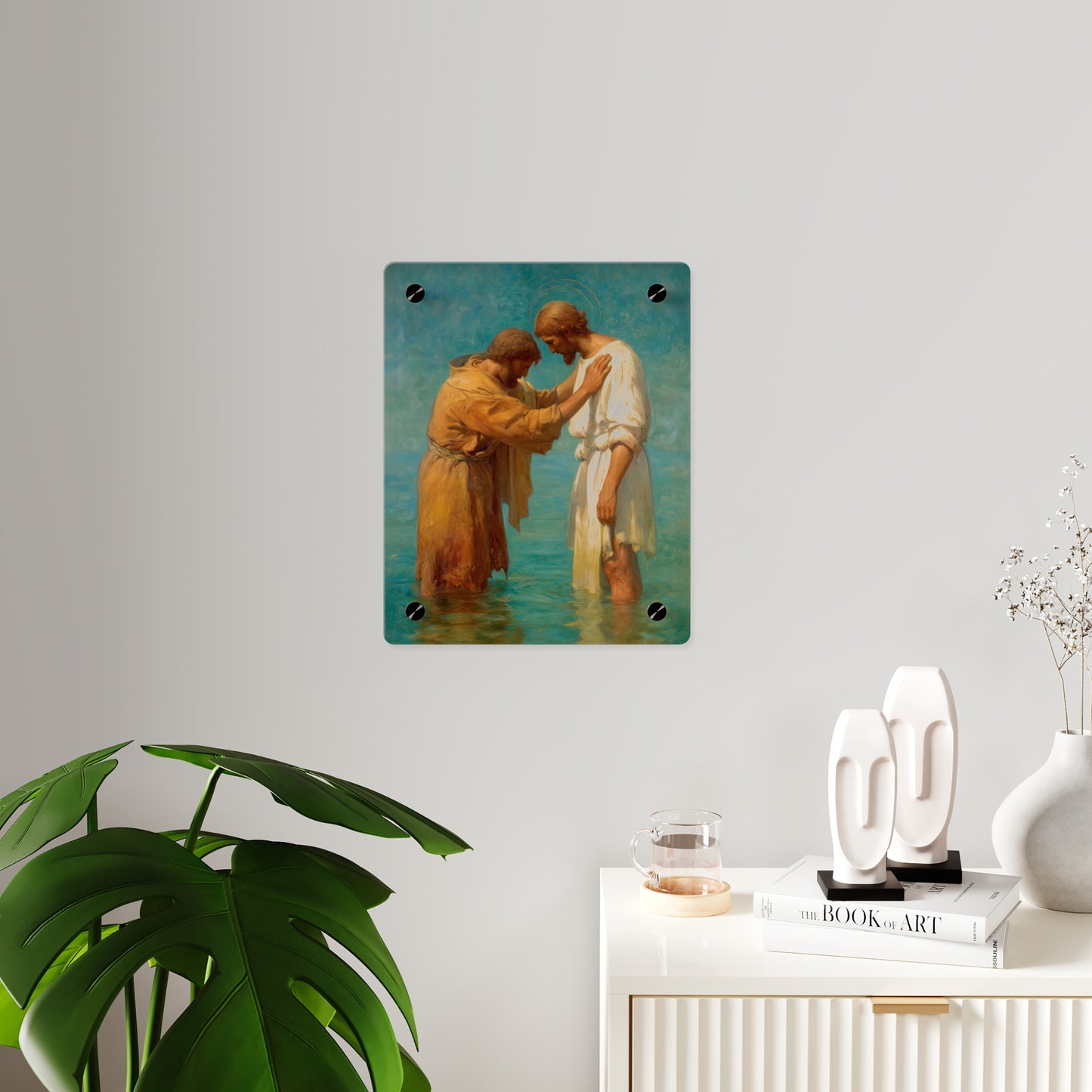Saint John the Baptist, Servant of the Dawn Acrylic Wall Art Panel - Ready to Hang Acrylic Print - Catholic Saint Art