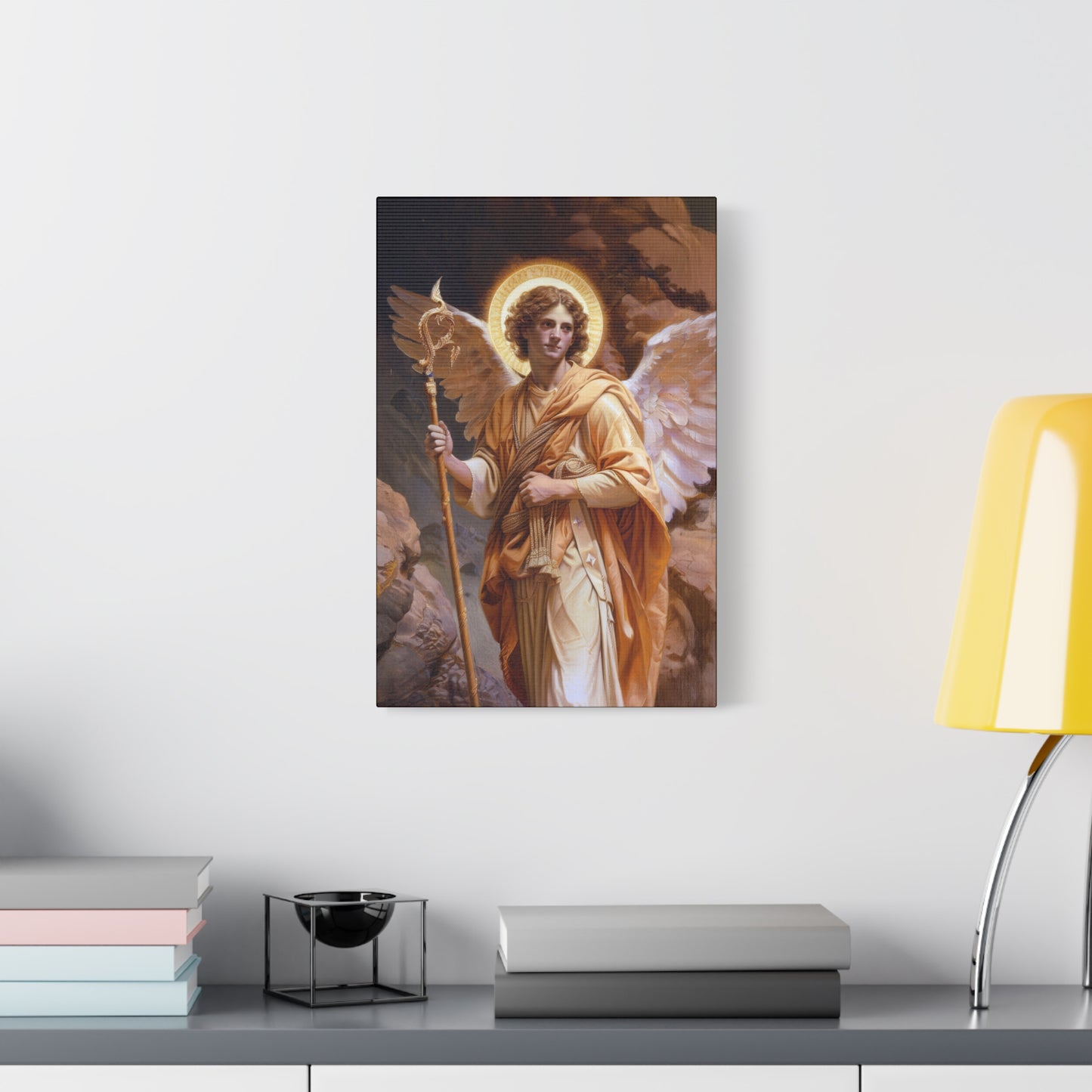 Saint Raphael the Archangel - Gallery Wrapped Canvas - Print - Religious Art for your Home - Catholic