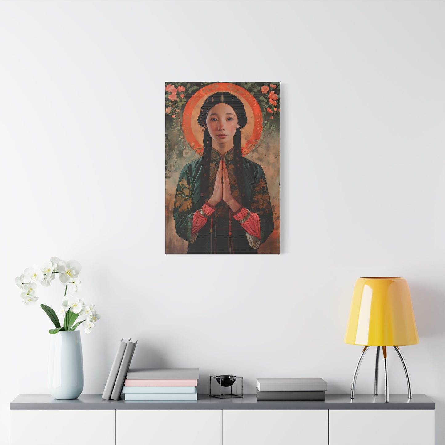 Saint Anna Wang - Museum Wrapped Canvas - Sanctified Souls Print - Art for your Home - Religious Art -  Martyr of China
