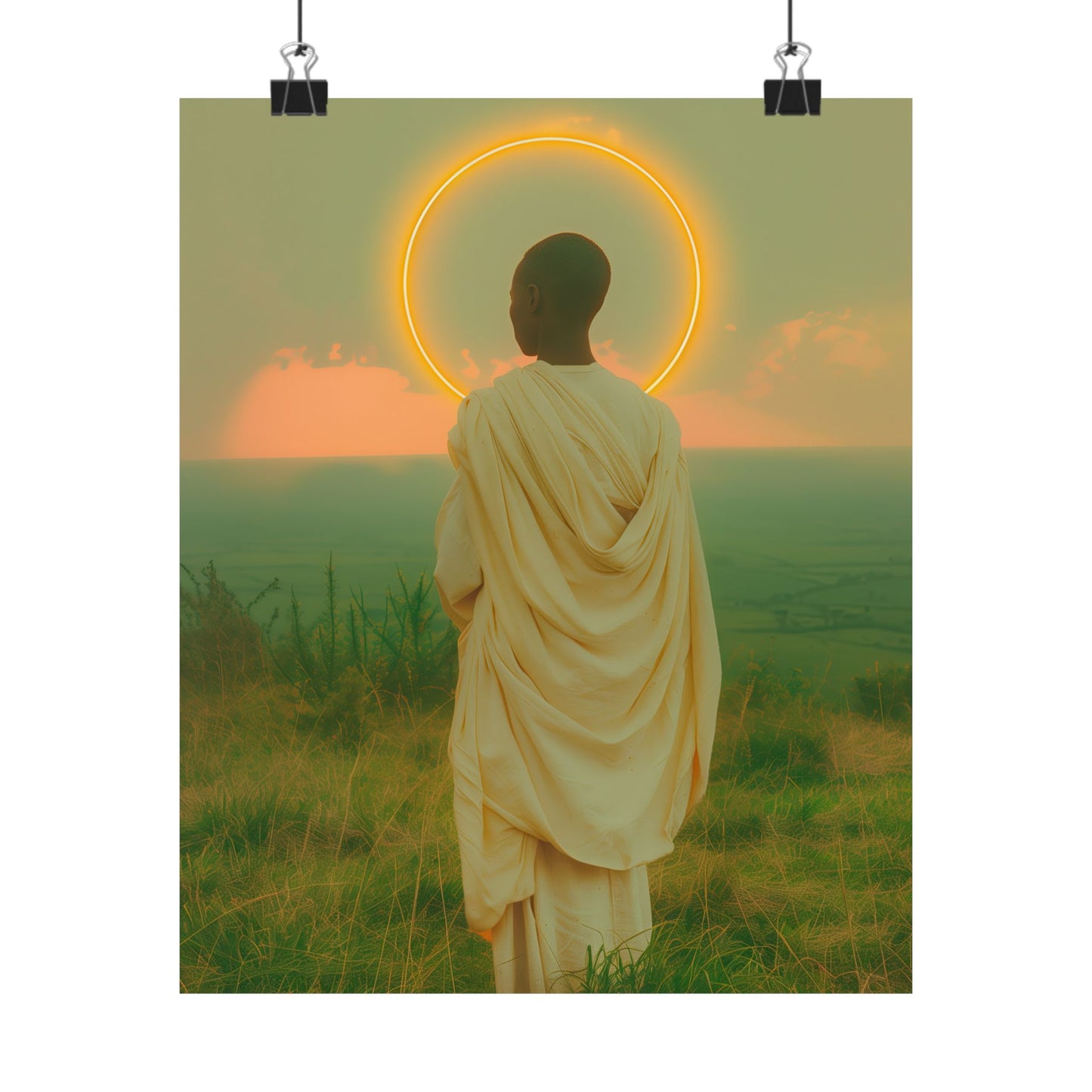Saint Charles Lwanga- Sanctified Souls Print - Multiple Sizes - Premium Posters - Catholic Art - Christian Home Decor Artwork