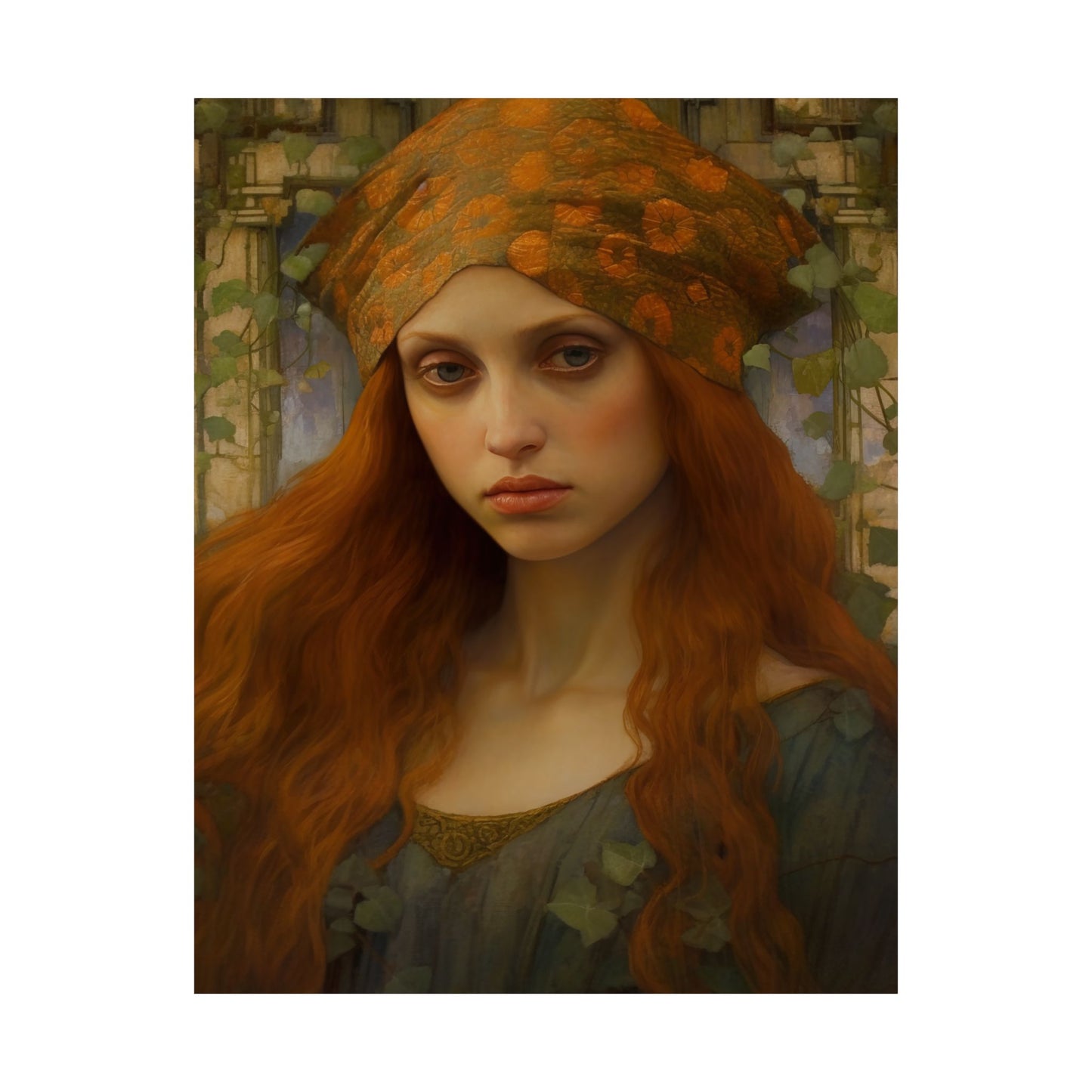 Gaze of Devotion : Mary Magdalene Print - Sanctified Souls Print - Multiple Sizes - Premium Matte Vertical Posters