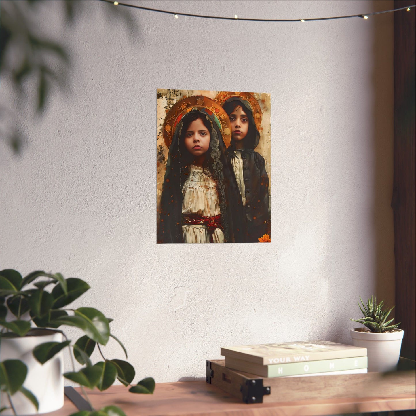 Saints Jacinta and Francisco Marto - Sanctified Souls Print - Multiple Sizes - Premium Matte Vertical Posters