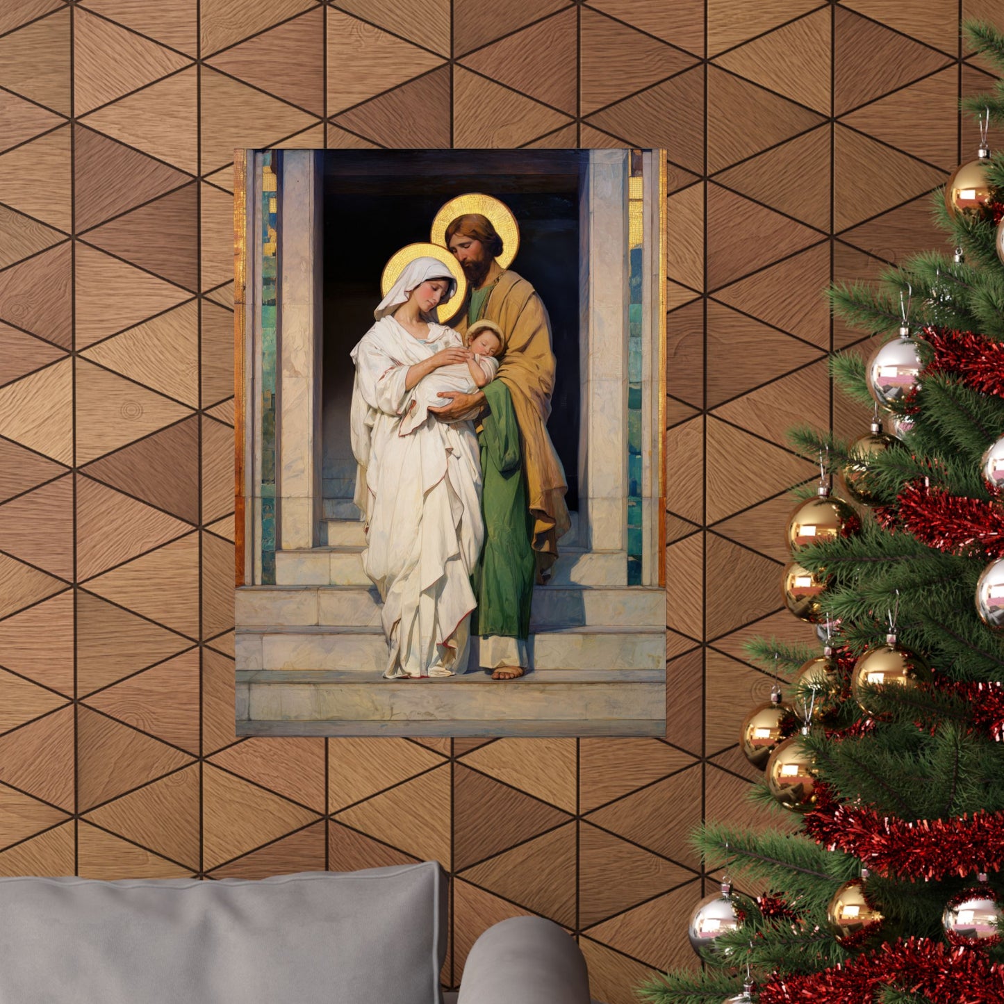 The Feast of the Presentation of the Lord - Holy Family - Sanctified Souls Print - Multiple Sizes - Premium Matte Vertical Posters