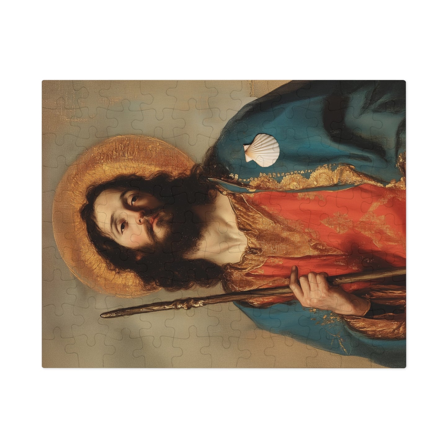 Saint James the Greater - Apostle  - Puzzle and Keepsake Tin - Religious (30, 110, 252, 500,1000) - Religious Puzzle - Gifts for Catholics