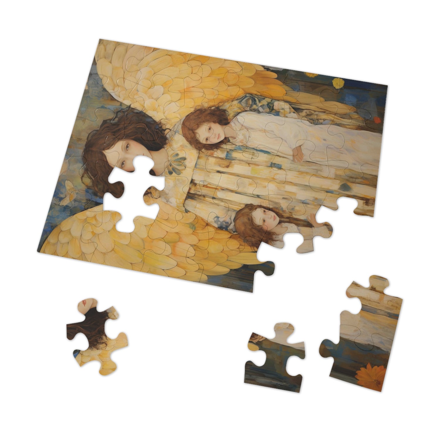 Embrace of the Guardian - Puzzle and Keepsake Tin - Religious Jigsaw Puzzle (30, 110, 252, 500,1000-Piece) - Religious Puzzle