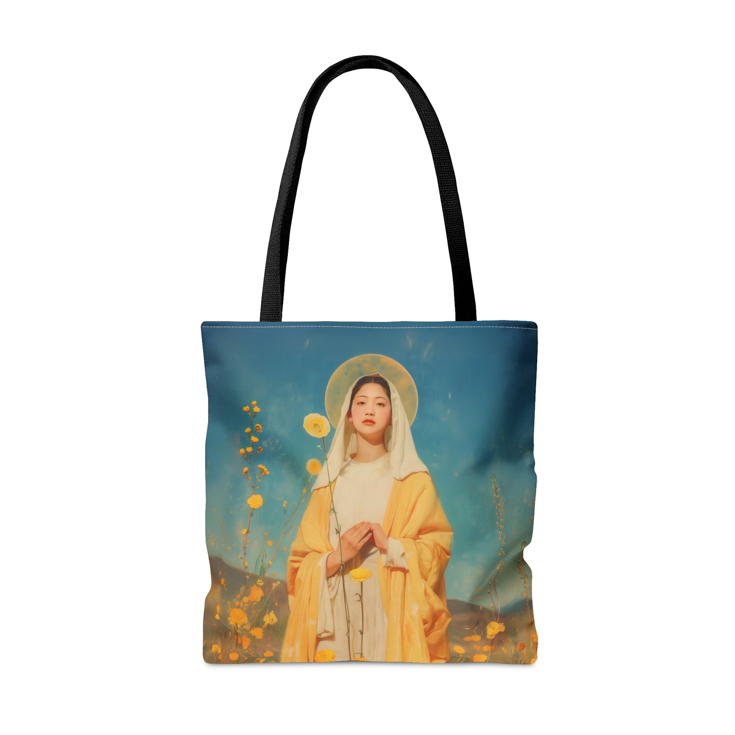 Saint Agatha Lin - Tote Bag - Large Medium Small Faith Art Bag - Catholic Faith Purse