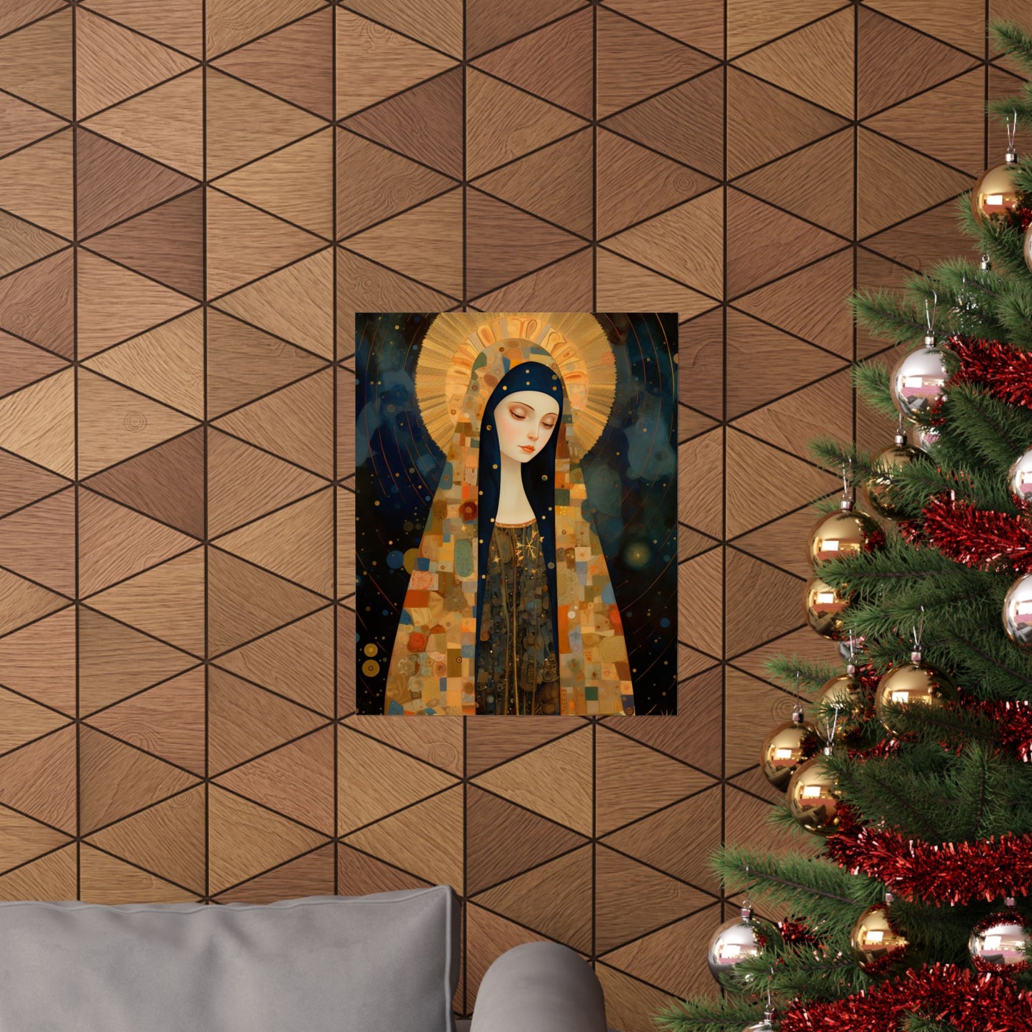 The Eternally Beloved: Mary in Art - Sanctified Souls Print - Multiple Sizes - Premium Matte Vertical Posters