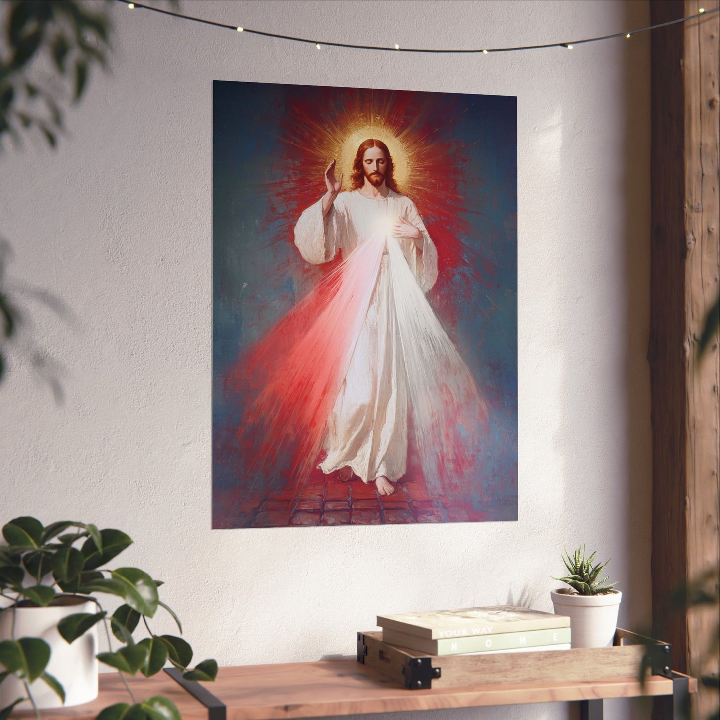 The Divine Mercy - Our Lord Jesus Christ  - Sanctified Souls Print - Multiple Sizes - Premium Matte Vertical Posters