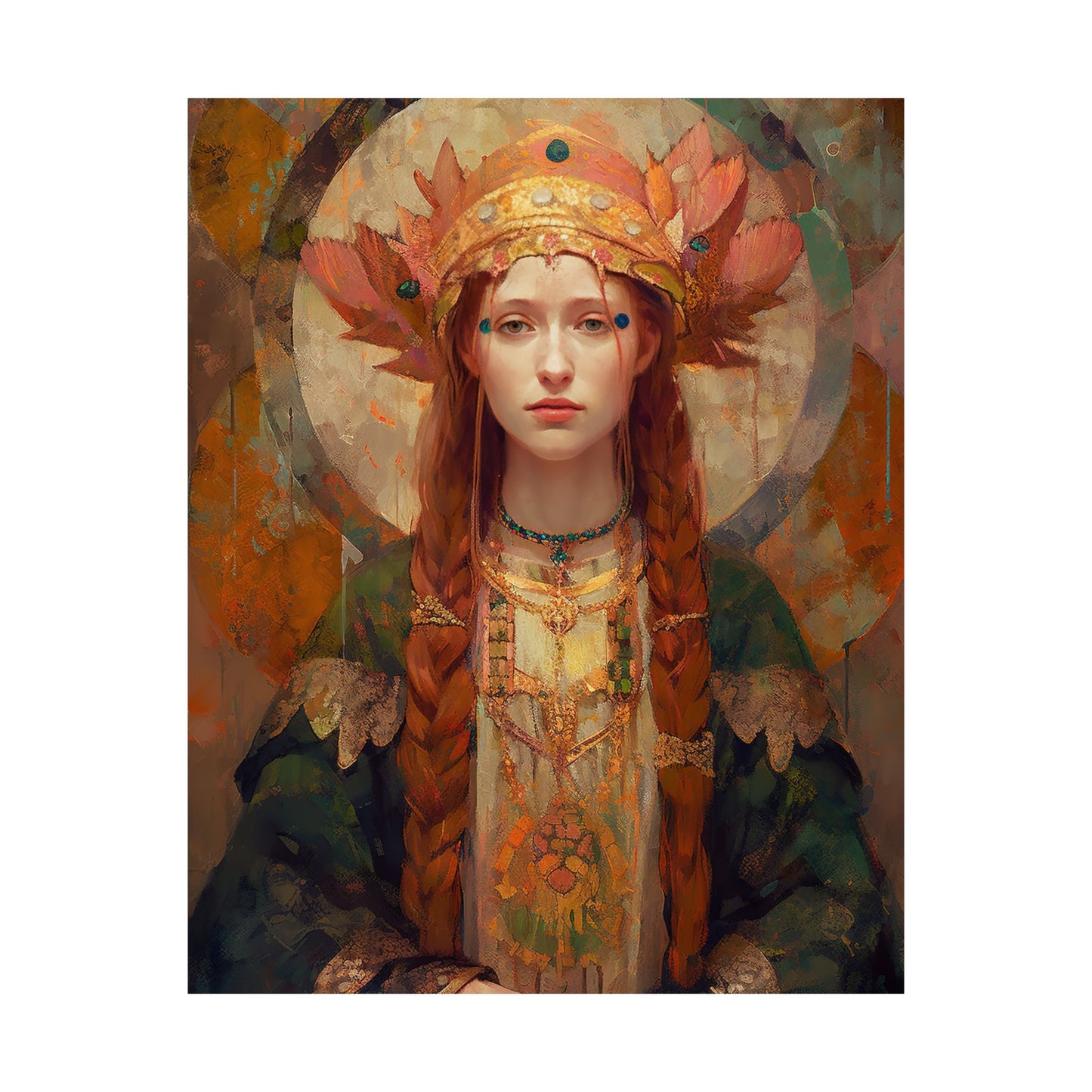 Saint Margaret of Scotland - Sanctified Souls Print - Multiple Sizes - Premium Matte Vertical Posters