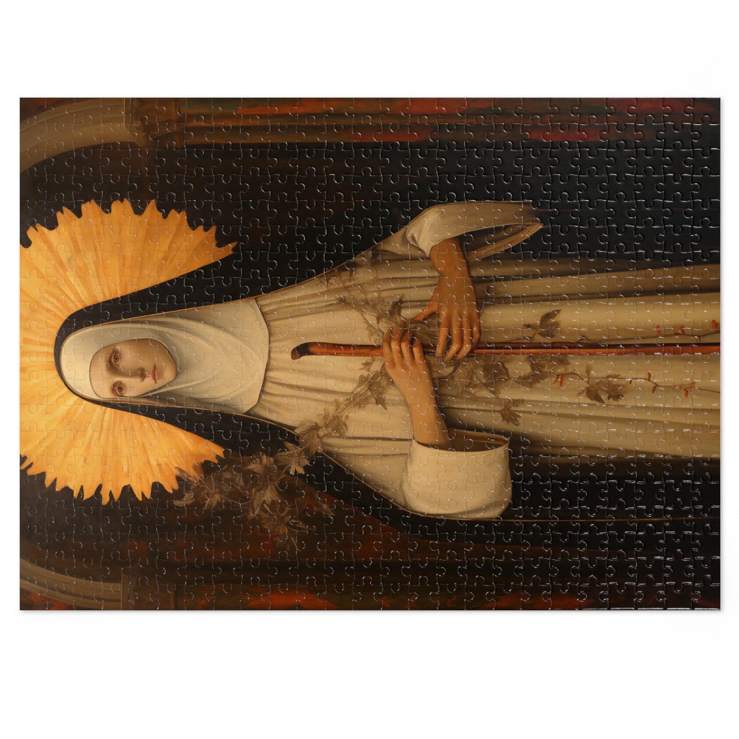 Saint Margaret of Castello - Puzzle and Keepsake Tin - Jigsaw Puzzle (30, 110, 252, 500,1000-Piece) - Religious Puzzle