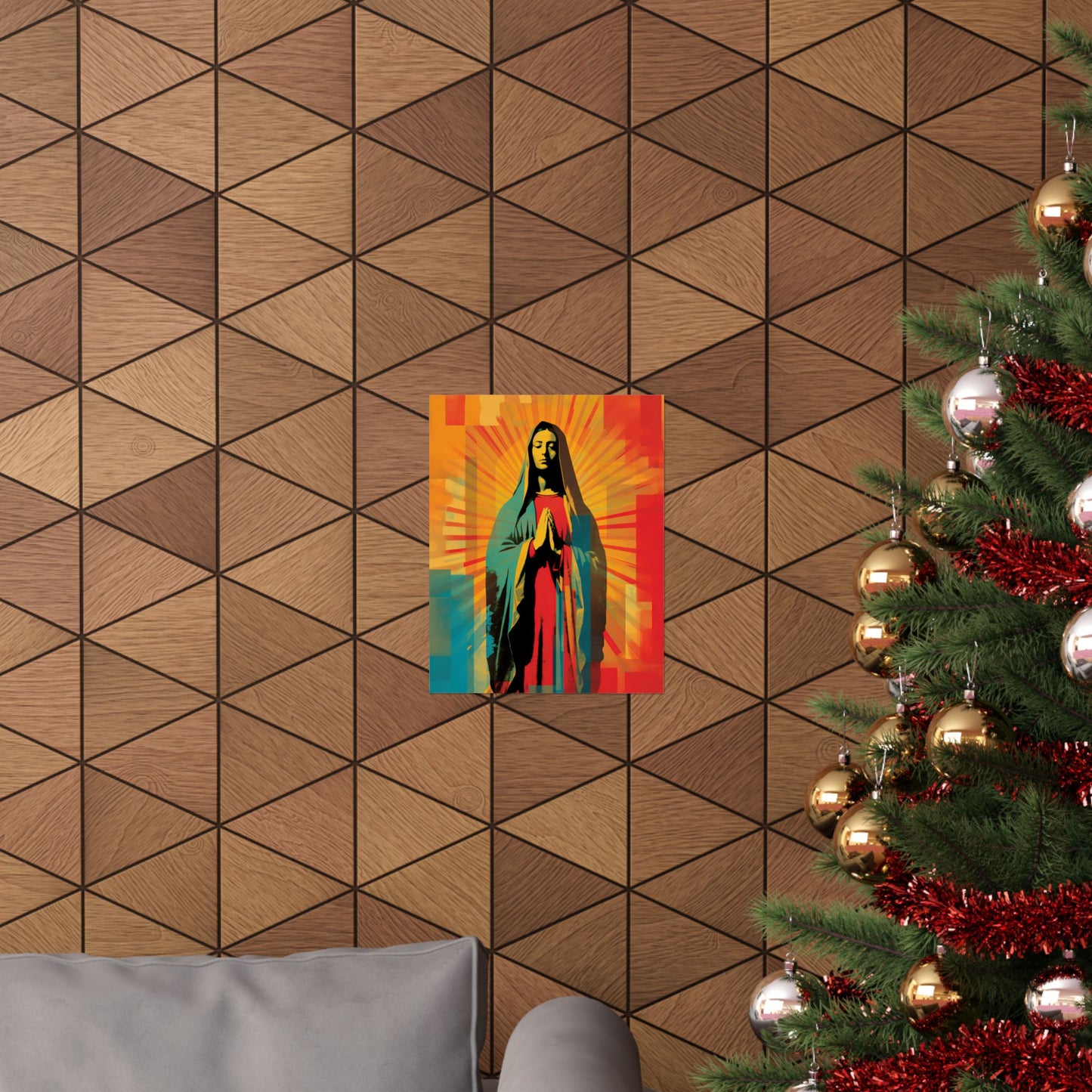 Our Lady of Guadalupe's Radiance  - Sanctified Souls Print - Multiple Sizes - Premium Matte Vertical Posters - Virgin Mary