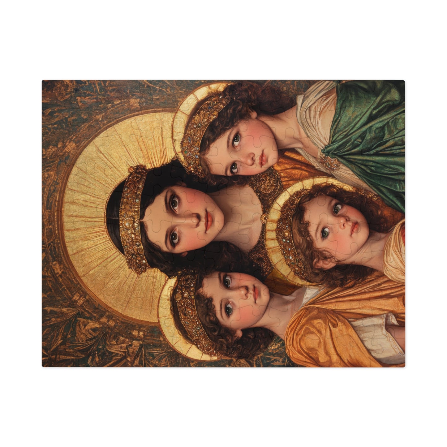 Saints Sophia, Faith, Hope and Charity  - Puzzle and Keepsake Tin - Religious (30, 110, 252, 500,1000) - Religious Puzzle - Gifts Catholic