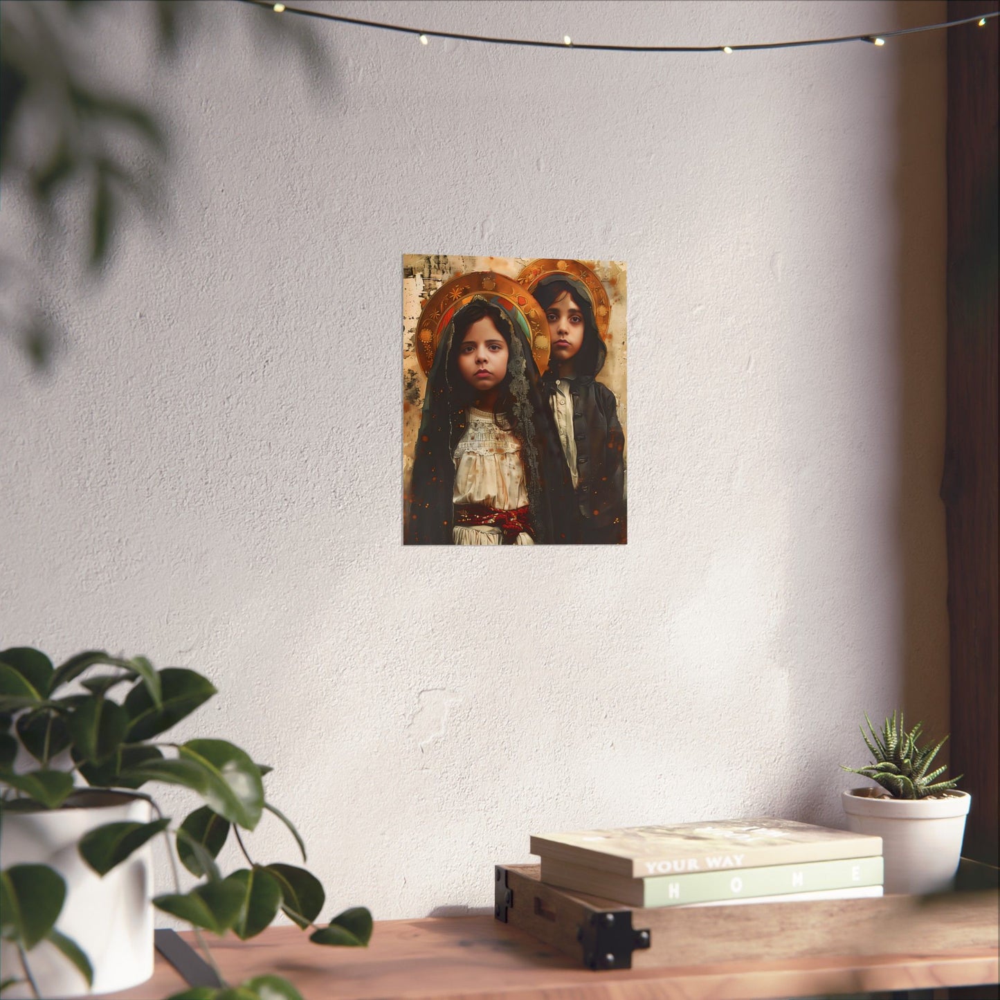 Saints Jacinta and Francisco Marto - Sanctified Souls Print - Multiple Sizes - Premium Matte Vertical Posters
