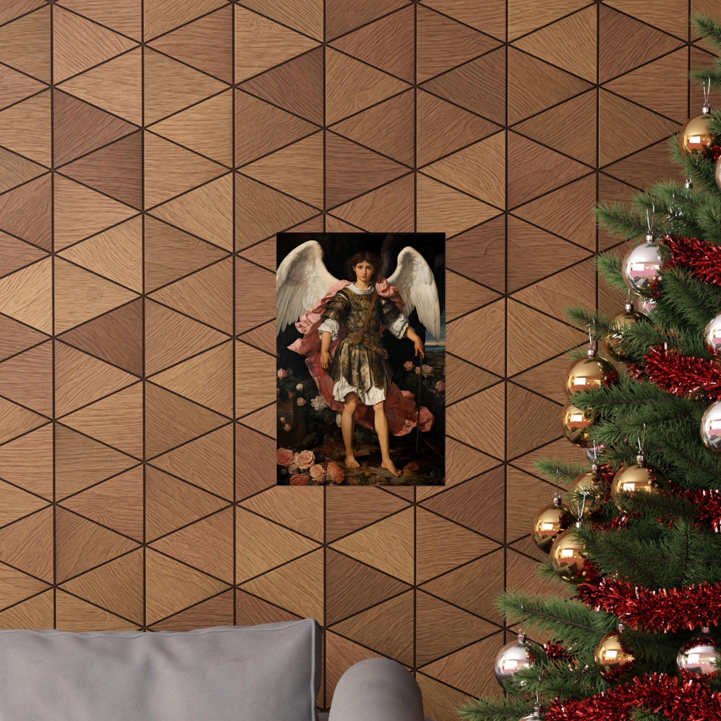 Saint Raphael the Archangel - Sanctified Souls Print - Multiple Sizes - Premium Matte Vertical Posters