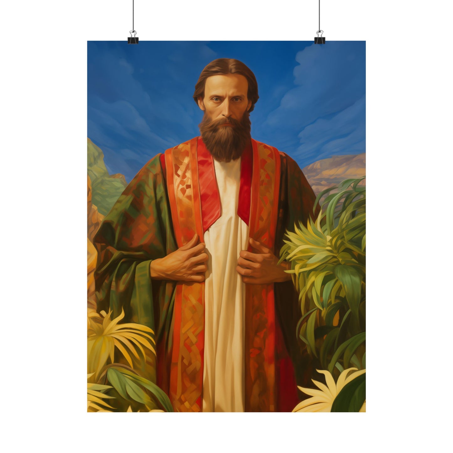 Saint John the Baptist - Sanctified Souls Print - Multiple Sizes - Premium Matte Vertical Posters