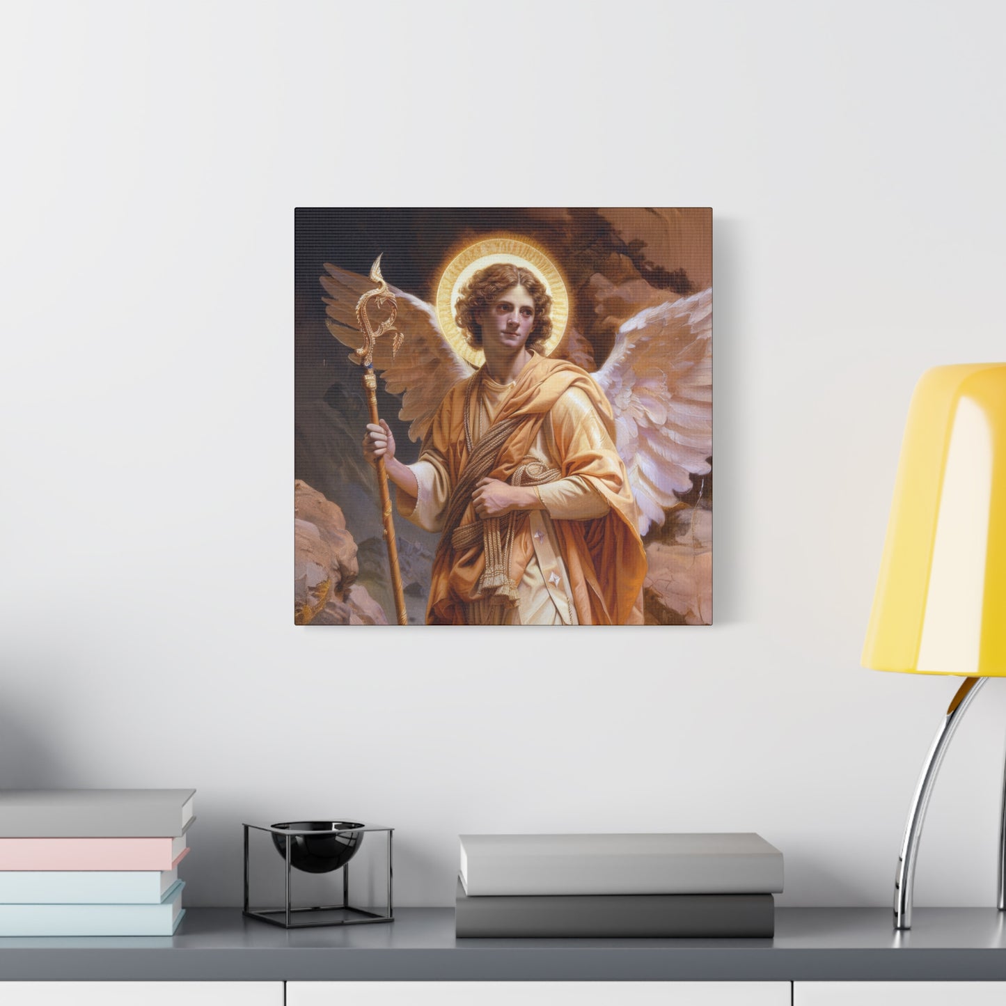 Saint Raphael the Archangel - Gallery Wrapped Canvas - Print - Religious Art for your Home - Catholic