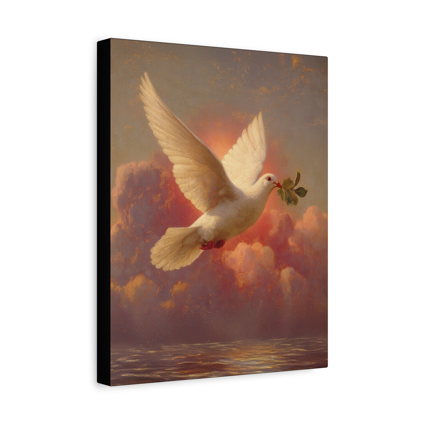 The Spirit Who Restored the Horizon - Holy Spirit - The Dove- Gallery Wrapped Canvas - Print - Religious Art for your Home - Catholic