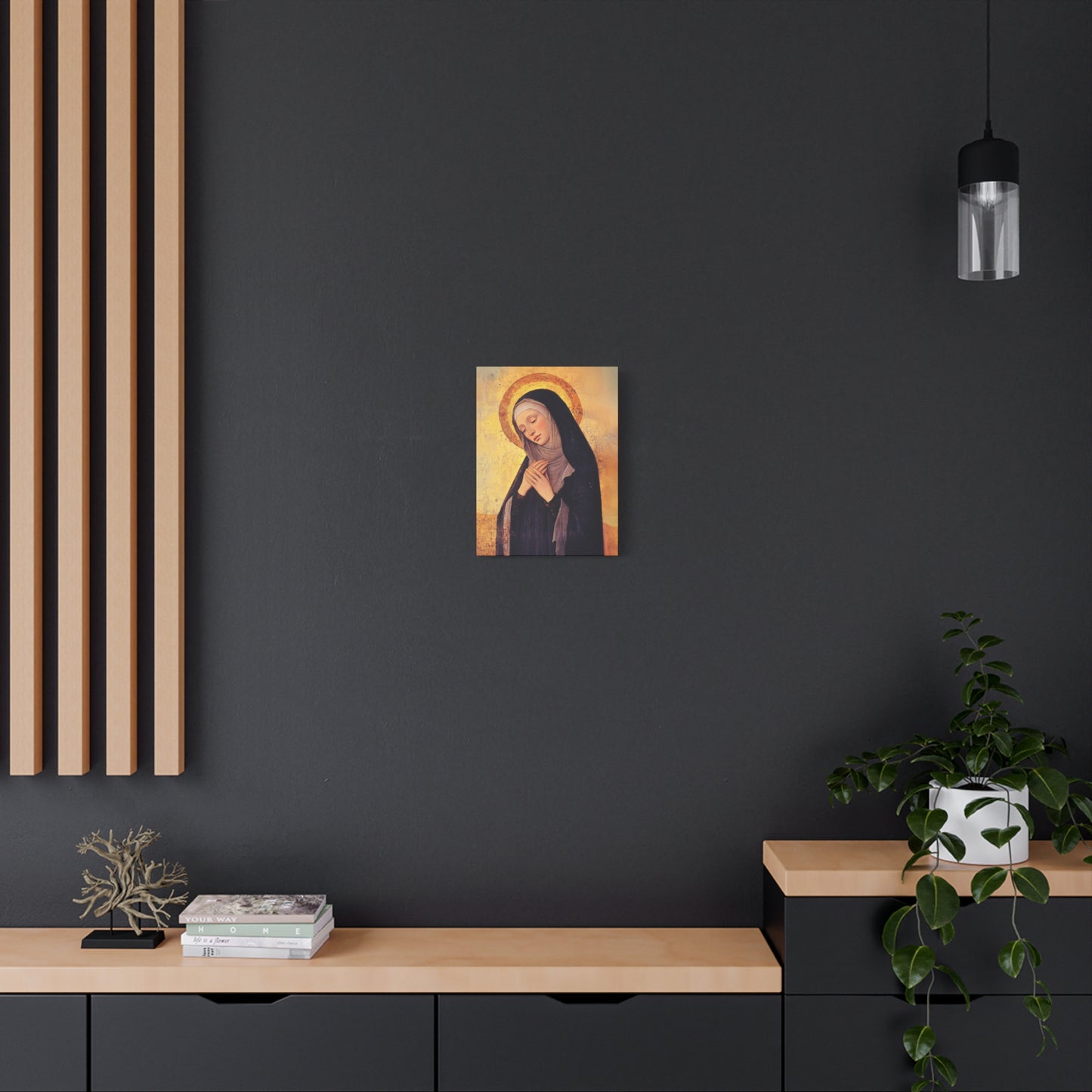 Saint Syncletica of Alexandria - Desert Mother - Gallery Wrapped Canvas - Print - Religious Art for your Home - Catholic