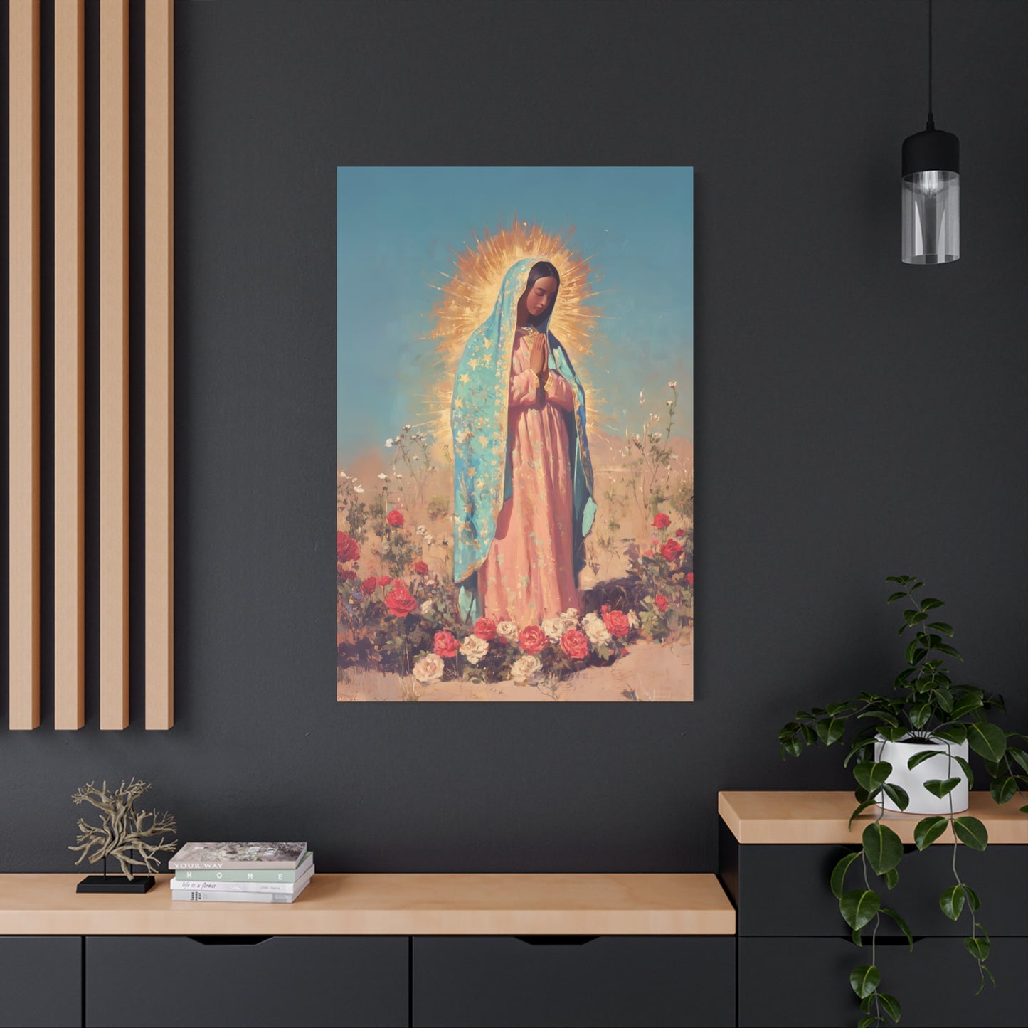 Our Lady of Guadalupe - Gallery Wrapped Canvas - Print - Religious Art for your Home - Catholic Art