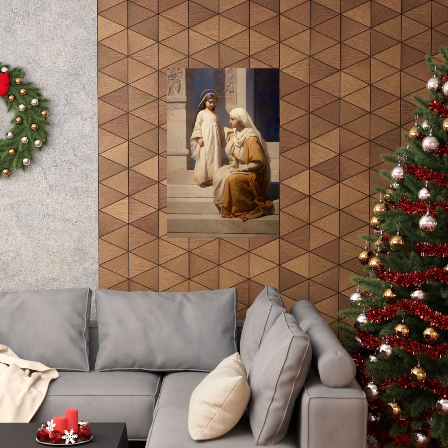 The Feast of the Presentation of the Blessed Mary - Sanctified Souls Print - Multiple Sizes - Premium Matte Vertical Posters
