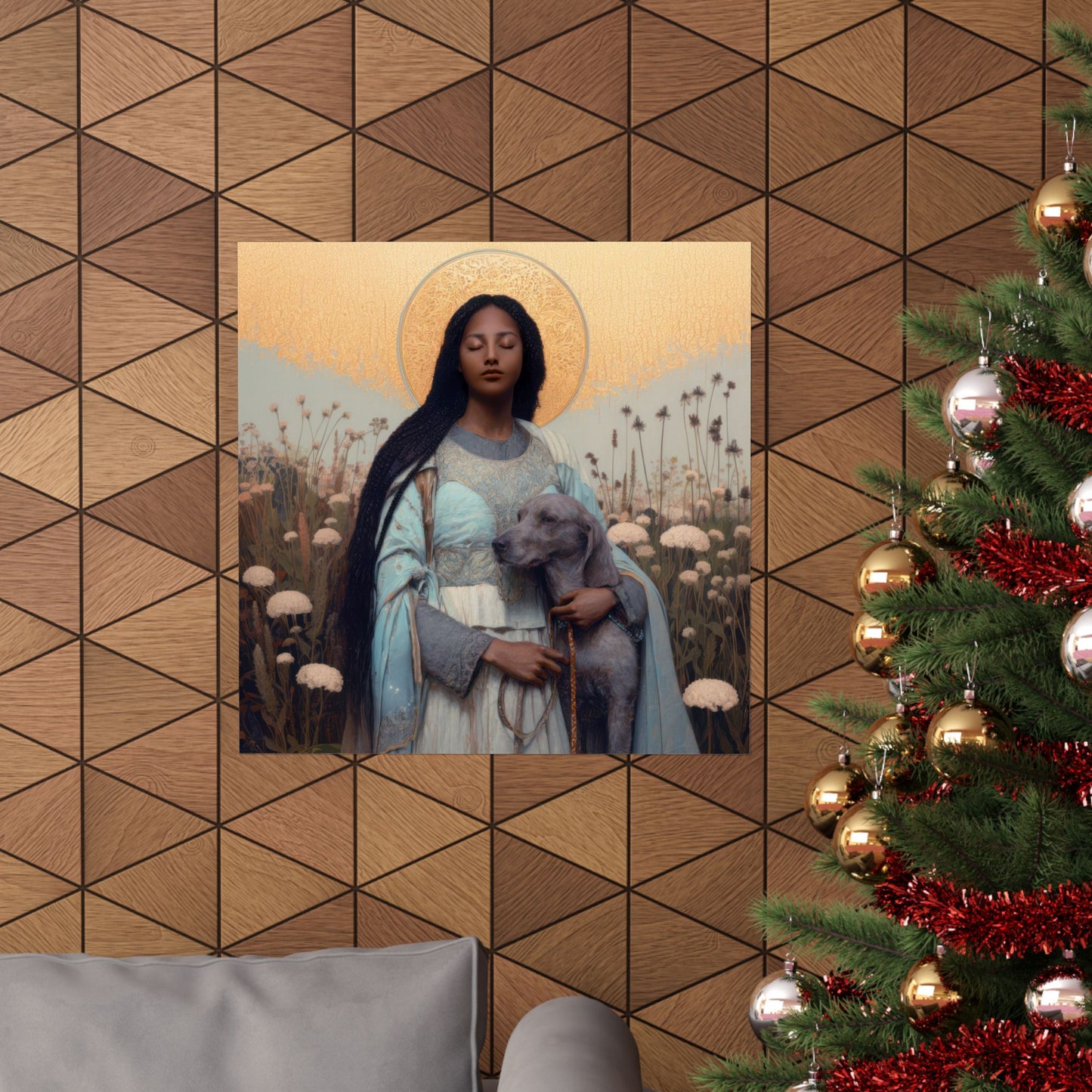 Saint Quiteria - Sanctified Souls Print - Multiple Sizes - Premium Matte Vertical Posters