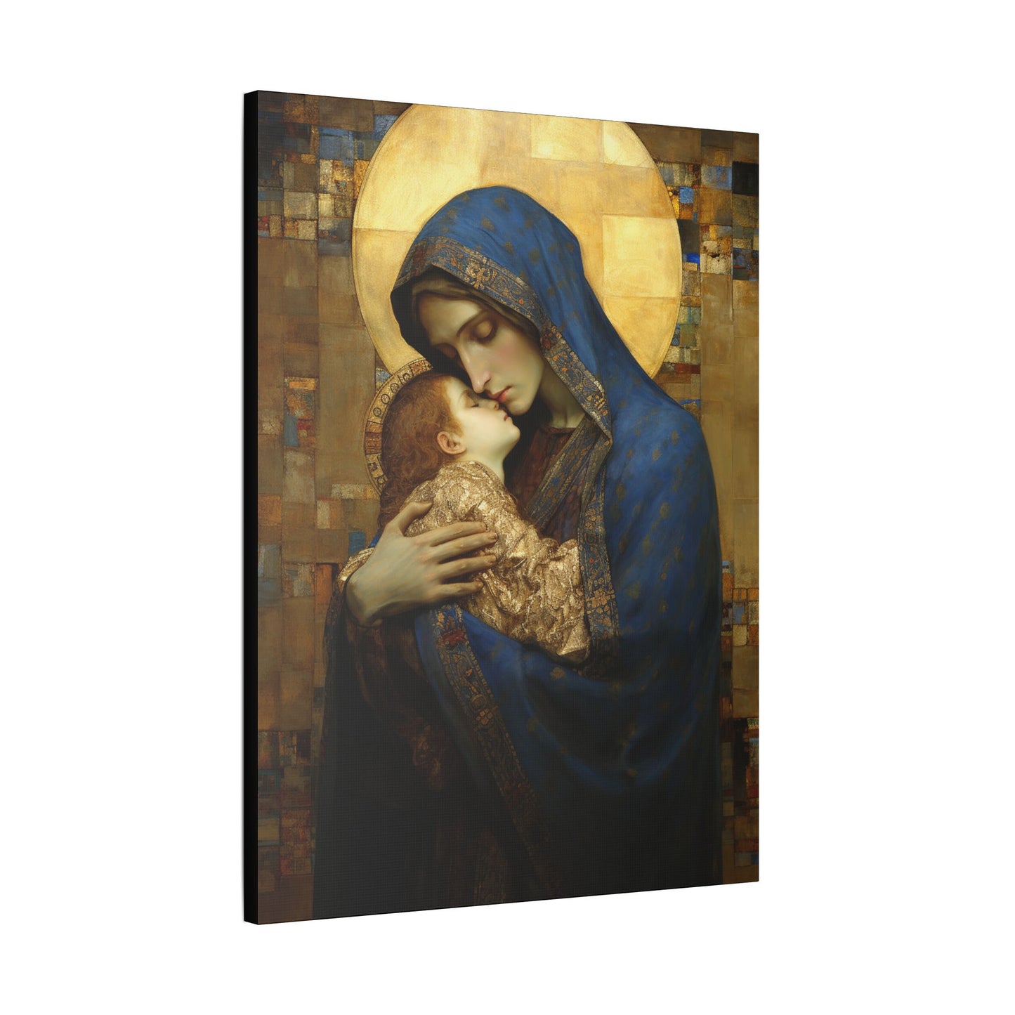 Madonna and Child - Museum Wrapped Canvas - Sanctified Souls Print - Religious Art for your Home - The Virgin Mary and The Christ Child