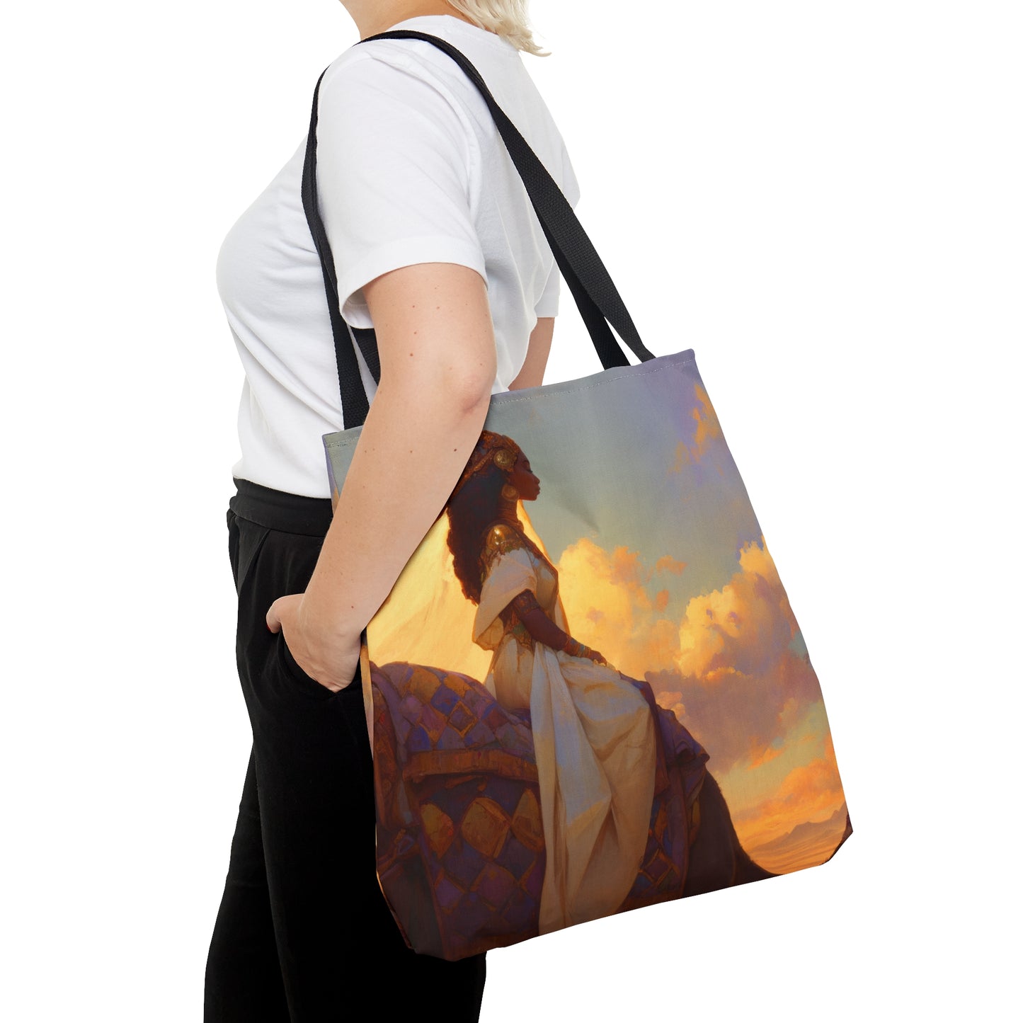 Queen of Sheba - Tote Bag - Large Medium Small Faith Art Bag - Catholic Faith Purse