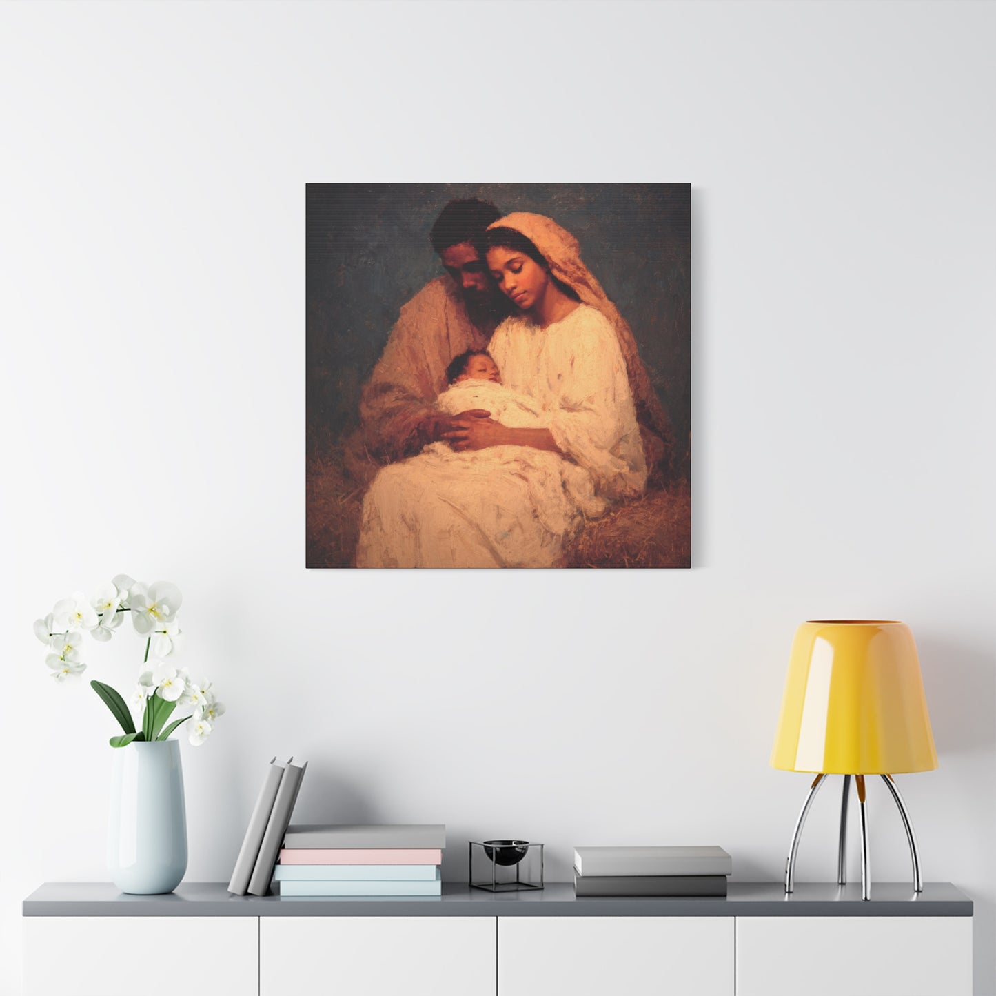 Love Made Visible in the Holy Family - Gallery Wrapped Canvas - Print - Religious Art for your Home - Catholic