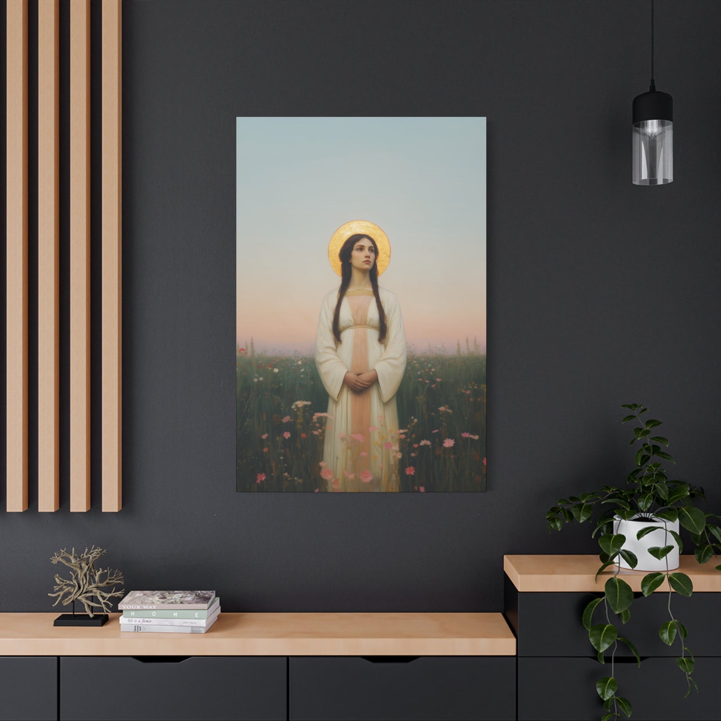Saint Sabina-  Museum Wrapped Canvas - Sanctified Souls Print - Religious Art for your Home - Catholic Patron Saint Art