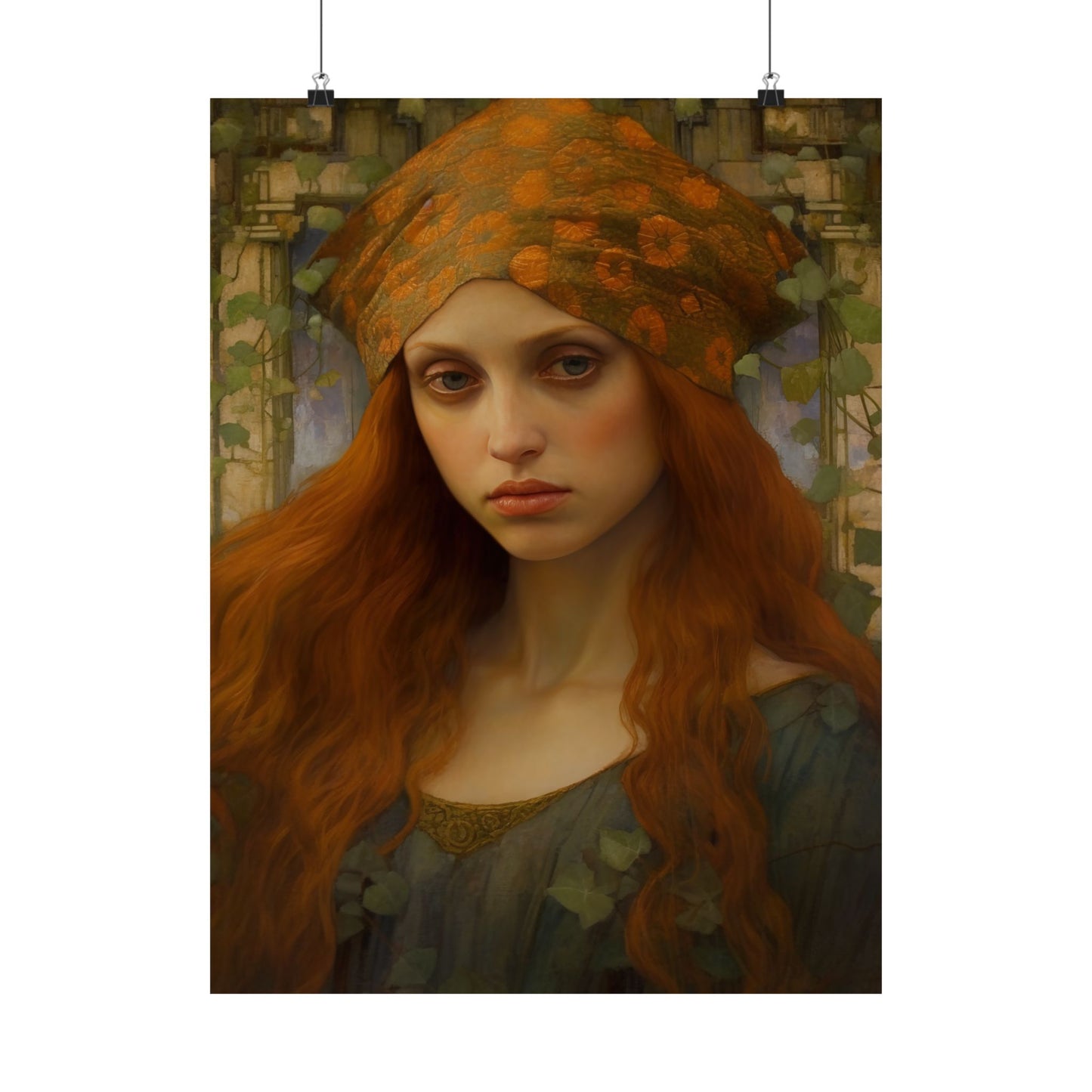 Gaze of Devotion : Mary Magdalene Print - Sanctified Souls Print - Multiple Sizes - Premium Matte Vertical Posters