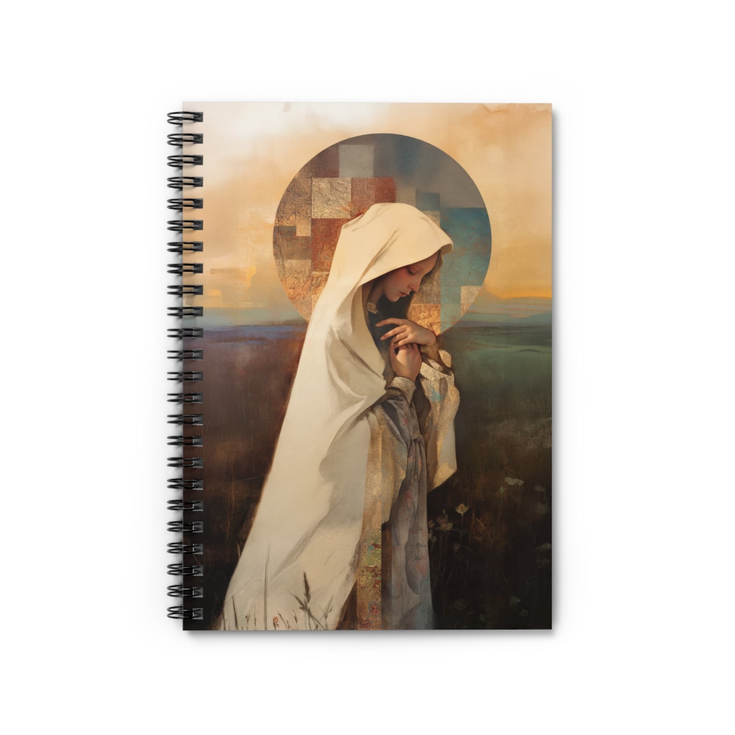 Our Lady of the Prairie - Sanctified Souls Art - Religious Based Notebook - Spiral Notebook - Prayer journal